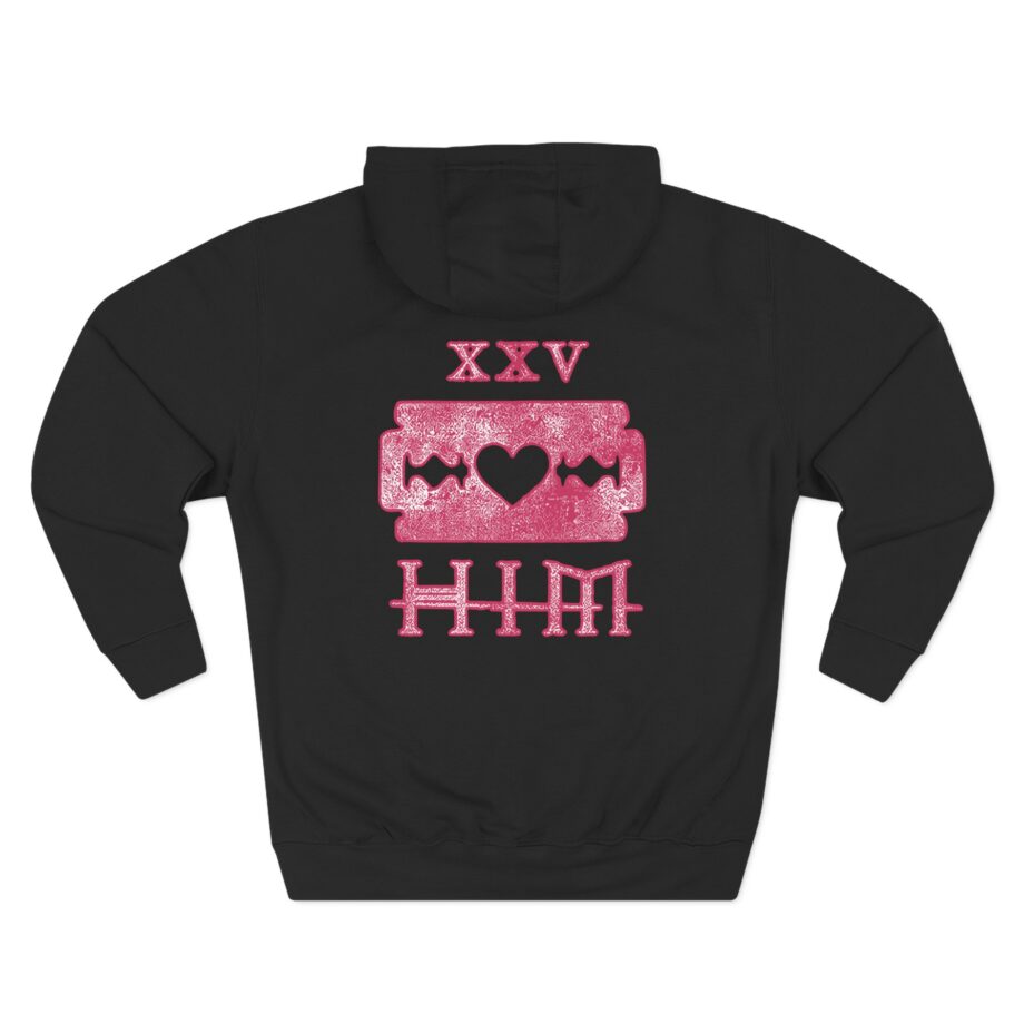 Him Razorblade Romance Three-Panel Fleece Hoodie