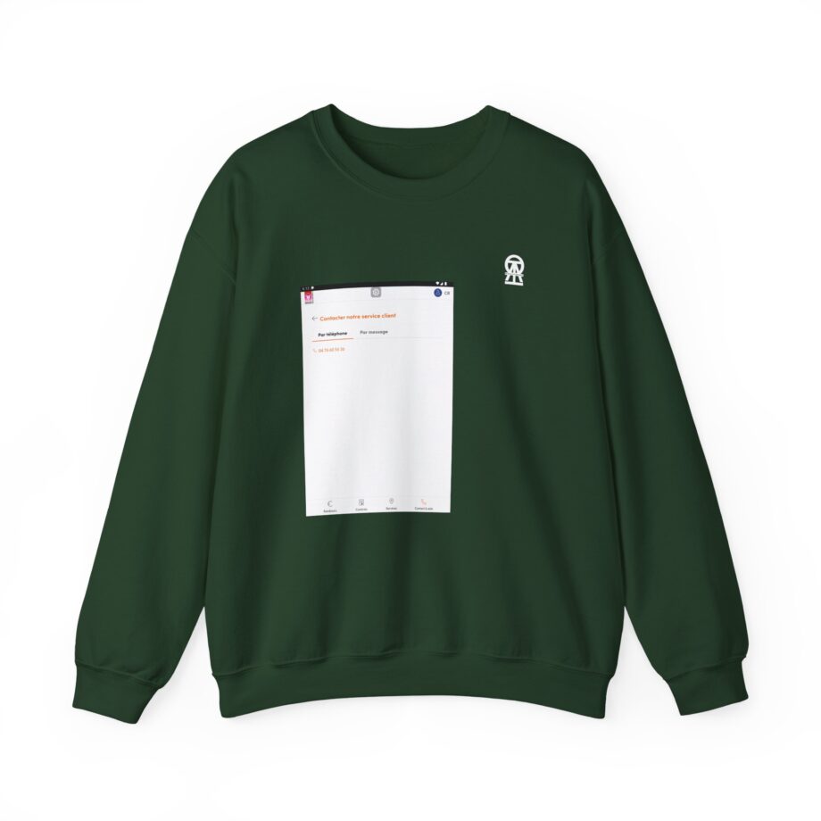 Qalf Tour Noir Unisex Heavy Blend™ Crewneck Sweatshirt
