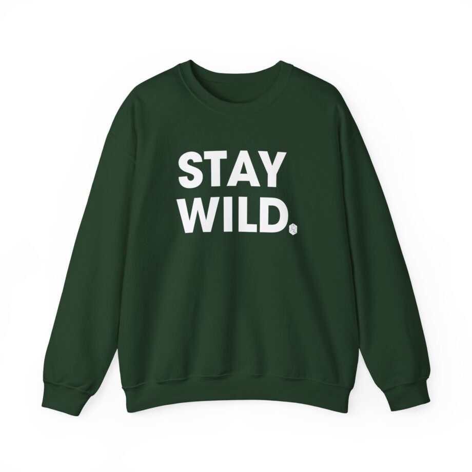 Wild Pink Stay Unisex Heavy Blend™ Crewneck Sweatshirt