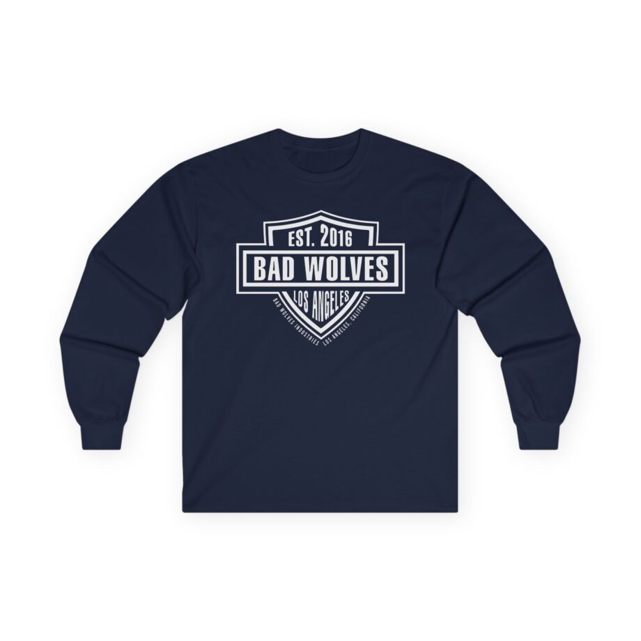 Bad Wolves Los Angeles Ca Shield Unisex Ultra Cotton Long Sleeve Tee