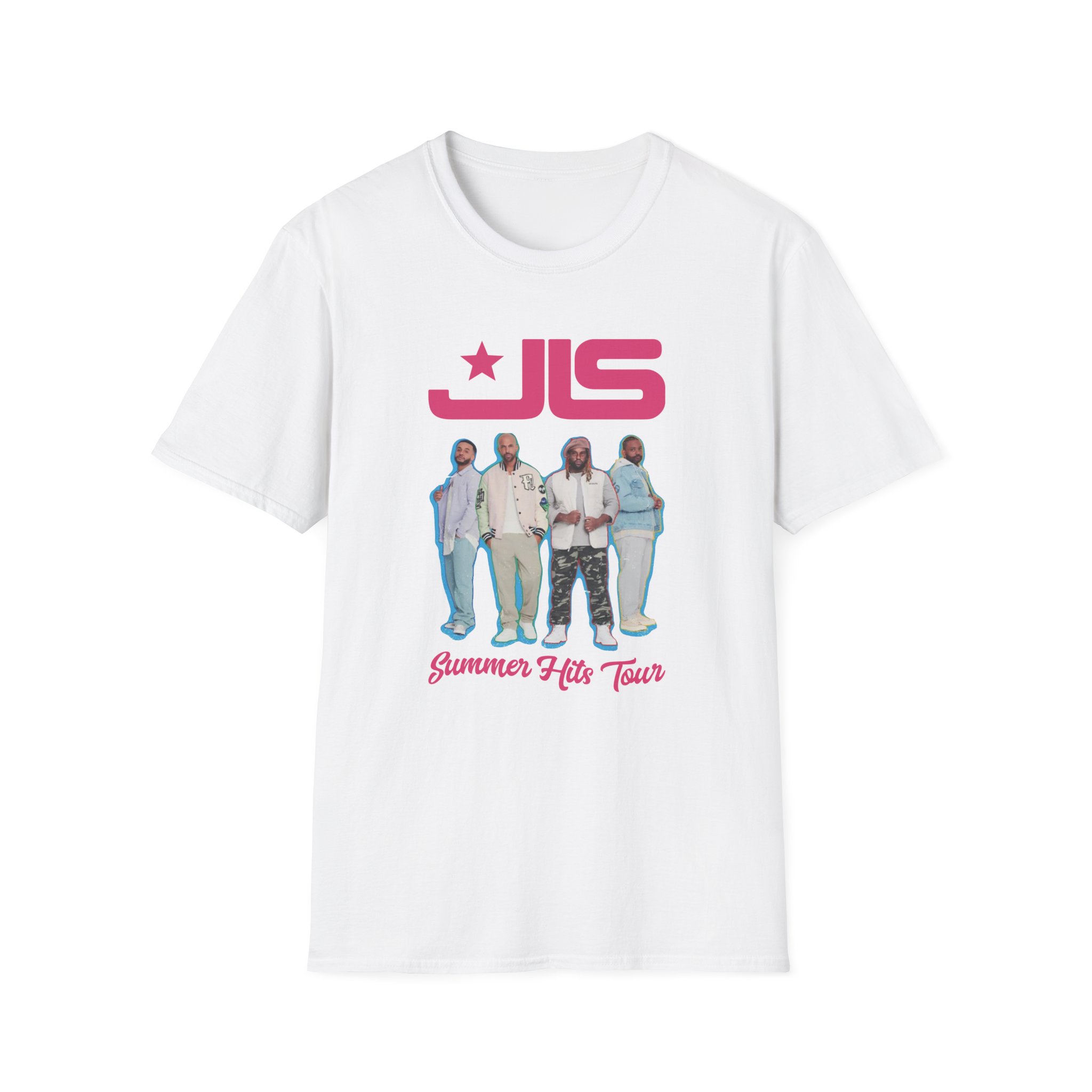 JLS Summer Hits Tour Unisex Softstyle T-Shirt