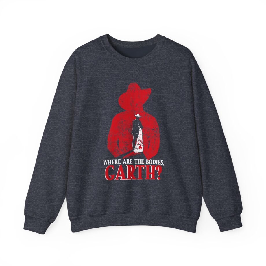 Ymh Where Are The Bodies, Garth? Unisex Heavy Blend™ Crewneck Sweatshirt