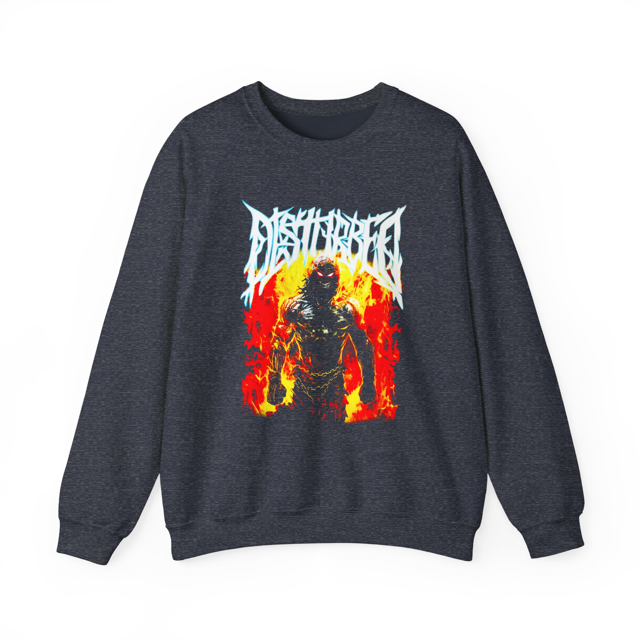 Disturbed Metal Unisex Heavy Blendâ„¢ Crewneck Sweatshirt
