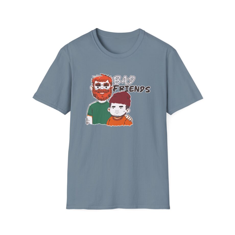 Bad Friends Hairy Unisex Softstyle T-Shirt