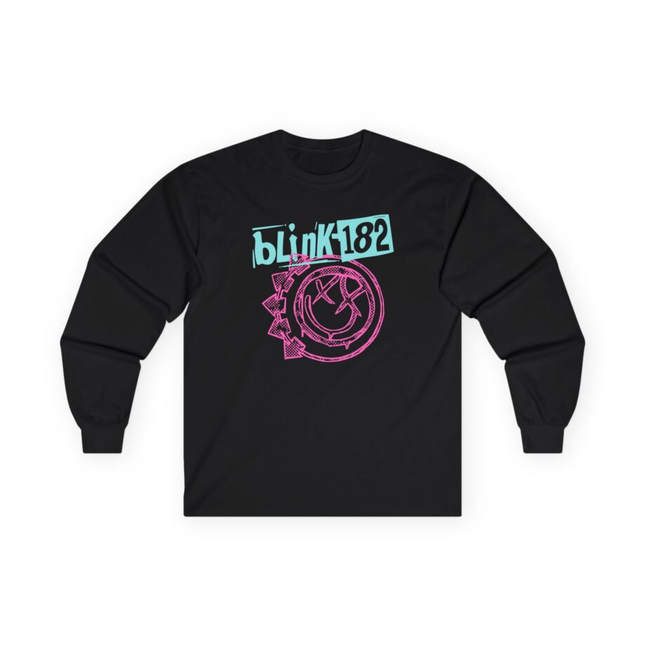 Blink 182 Smiley Crop Unisex Ultra Cotton Long Sleeve Tee