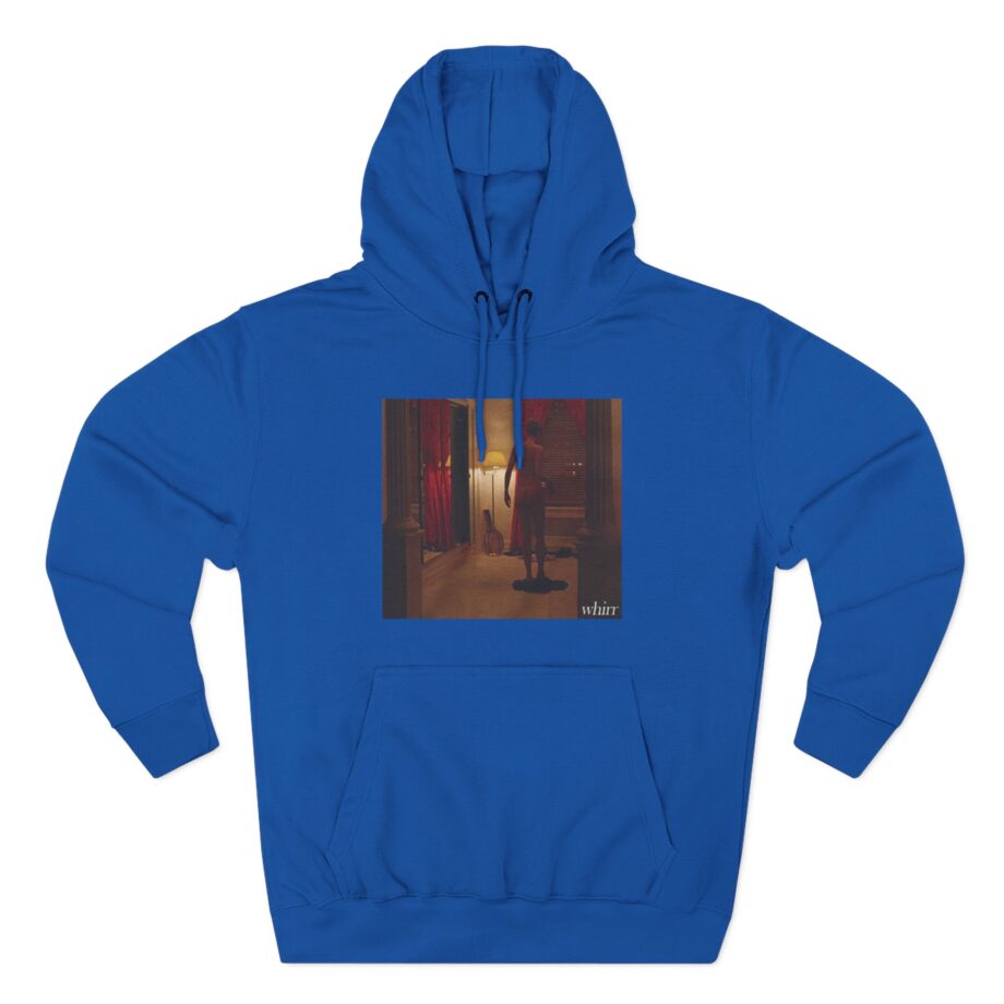 Whirr Distressor Cover Three-Panel Fleece Hoodie