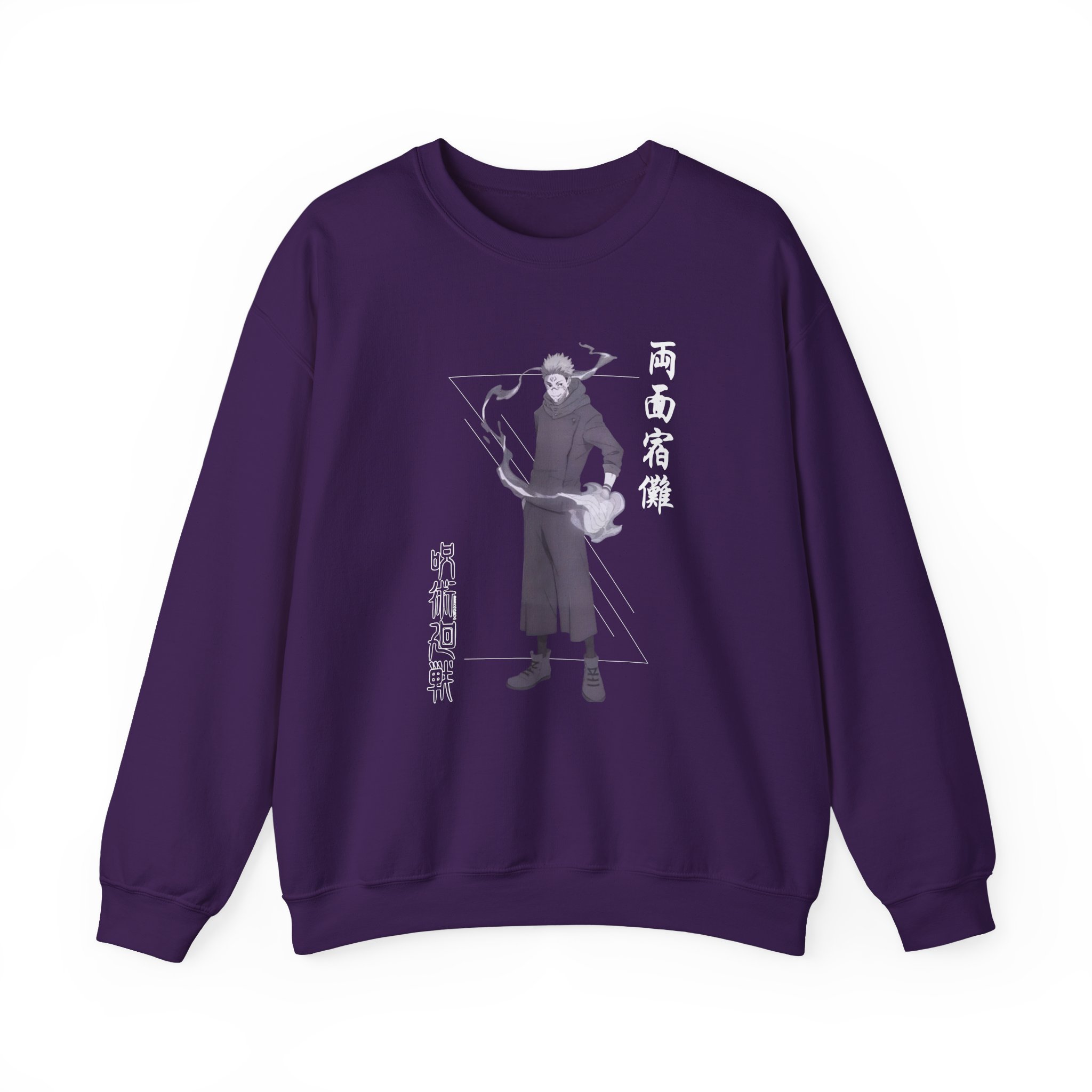 Jujutsu Kaisen Sukuna Name Unisex Heavy Blendâ„¢ Crewneck Sweatshirt