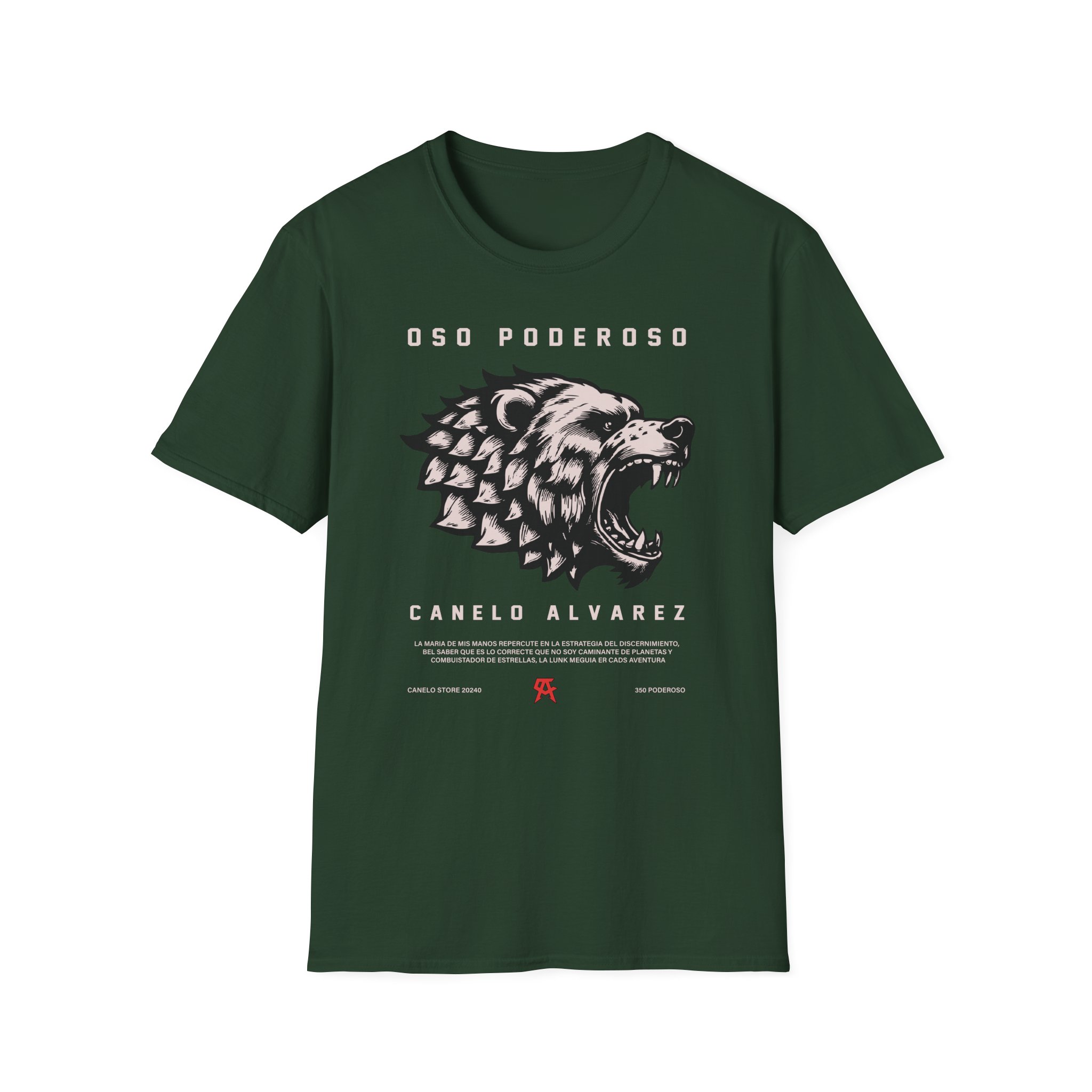 Canelo Oso Empoderado Unisex Softstyle T-Shirt
