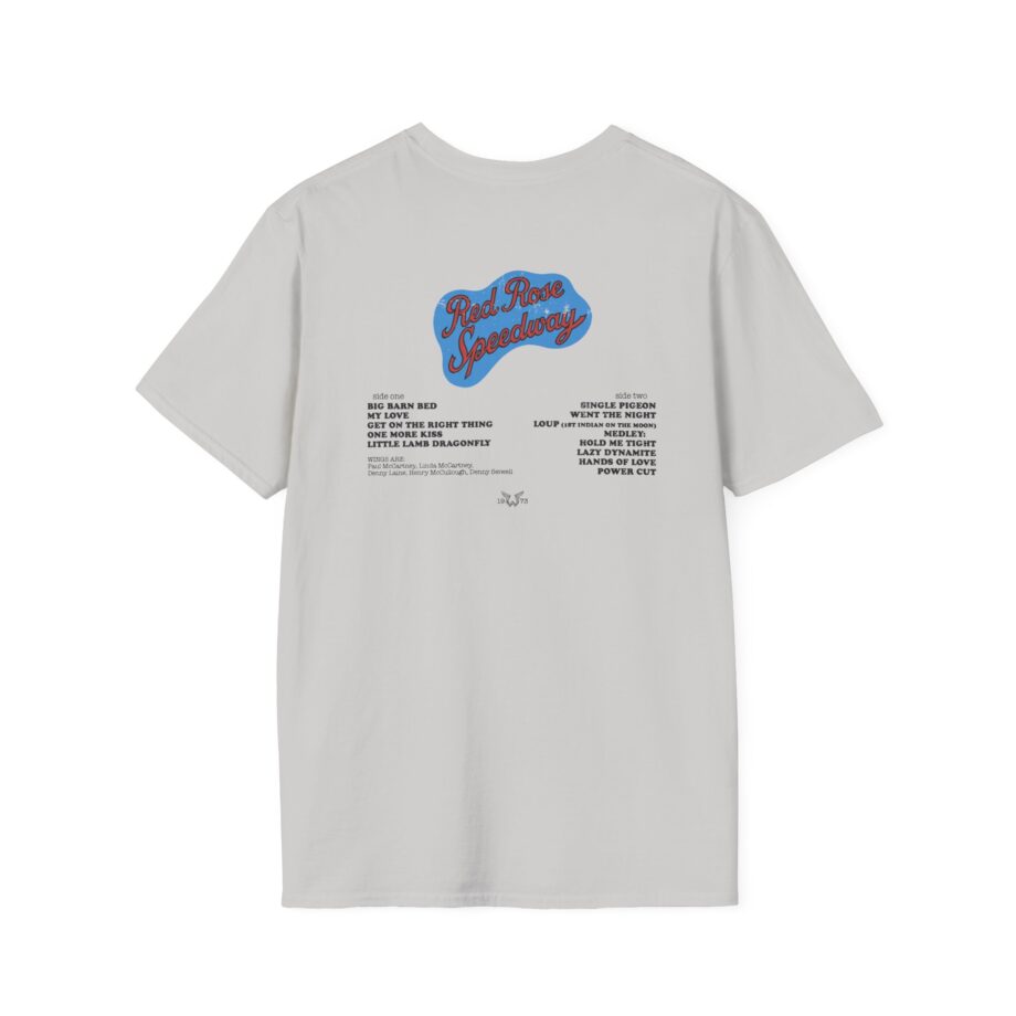 Wings Red Rose Unisex Softstyle T-Shirt
