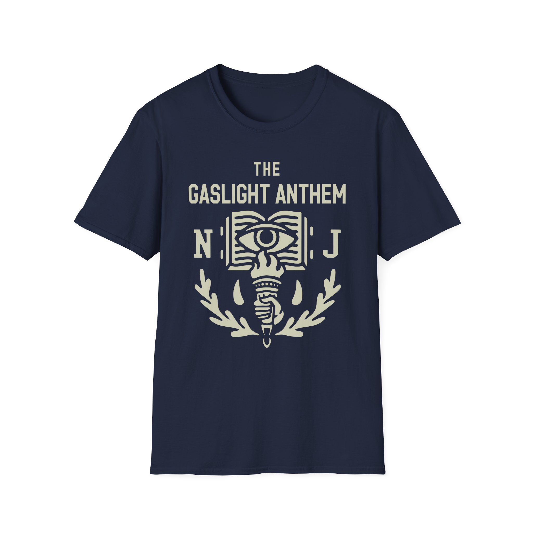 Gaslight Anthem NJ Eye Banner Unisex Softstyle T-Shirt