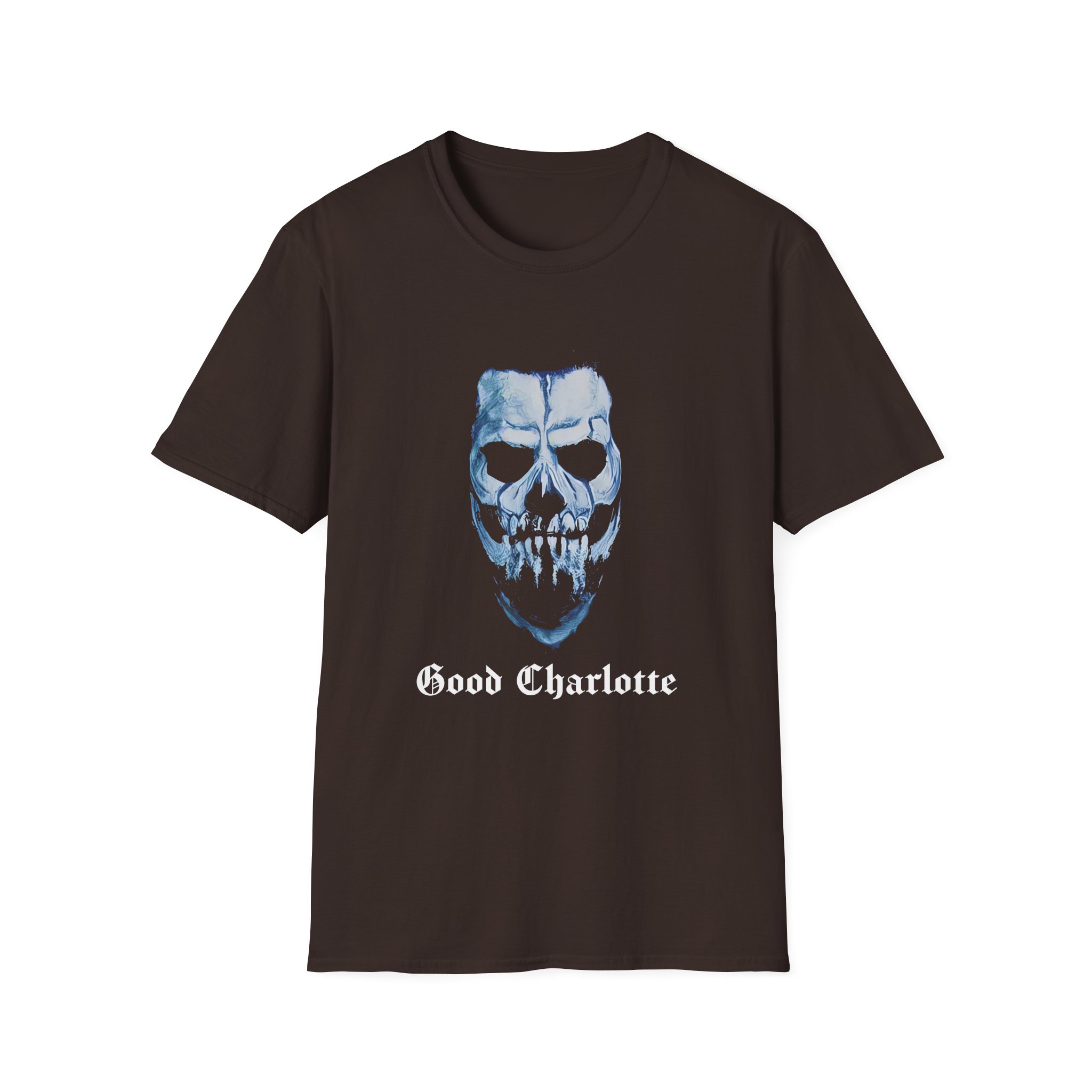 Good Charlotte Glow Skull Unisex Softstyle T-Shirt