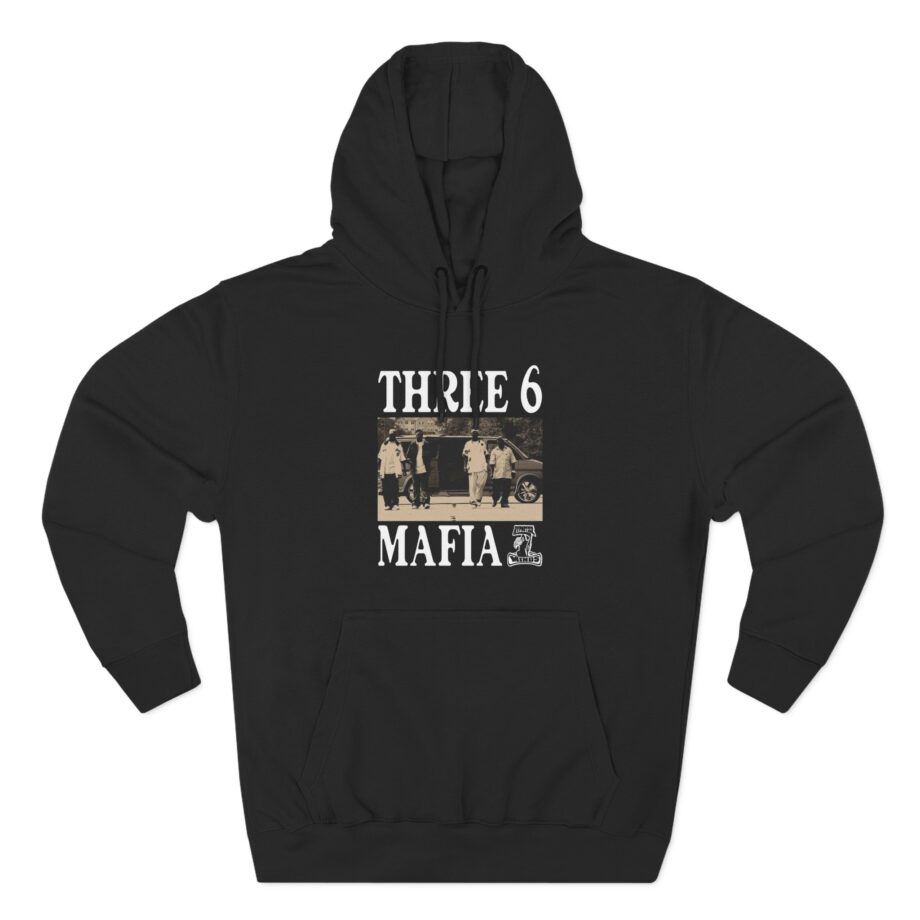 Three 6 Mafia Ridin Spinners Three-Panel Fleece Hoodie