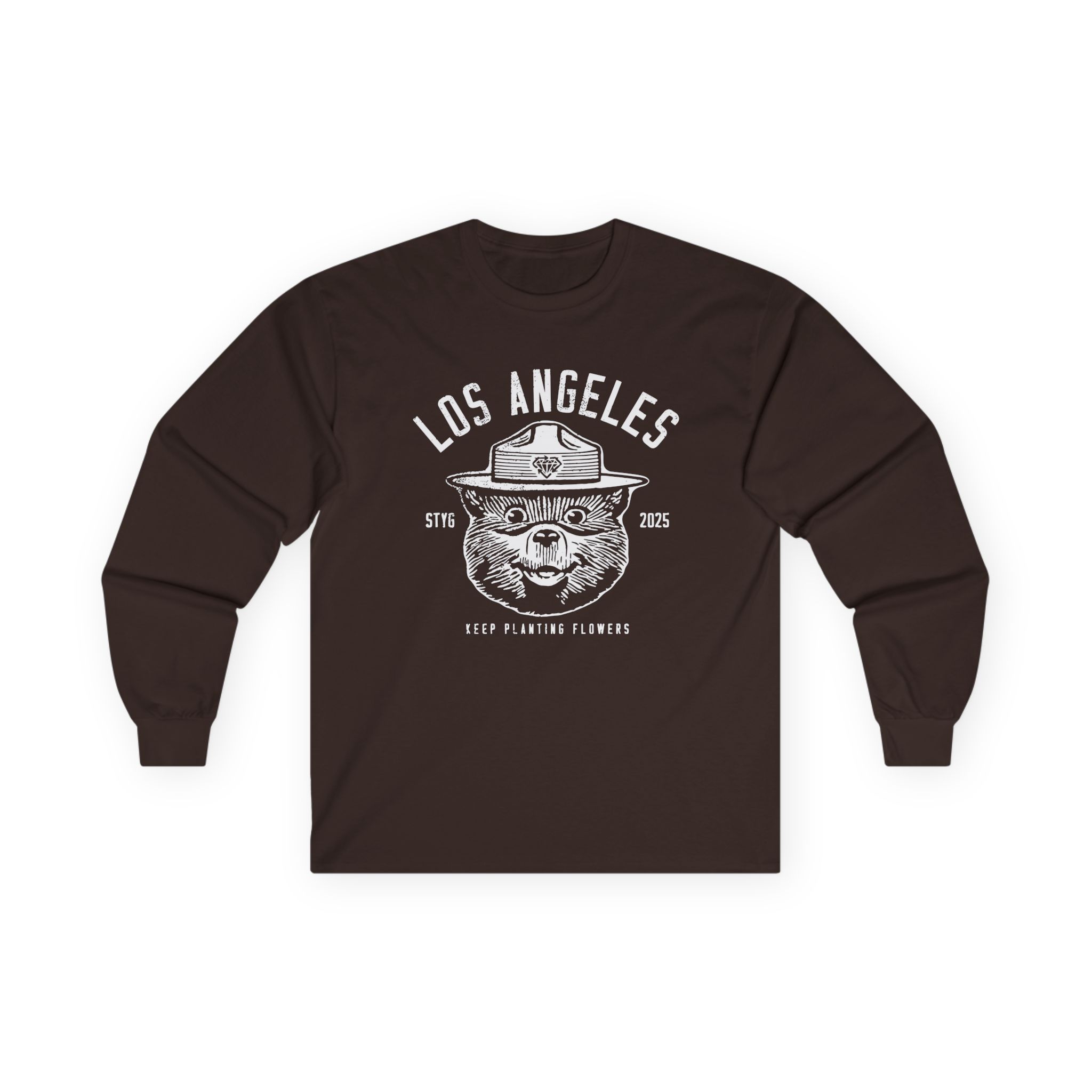 Stick to Your Guns Keep Planting Flowers Los Angeles Unisex Ultra Cotton Long Sleeve Tee
