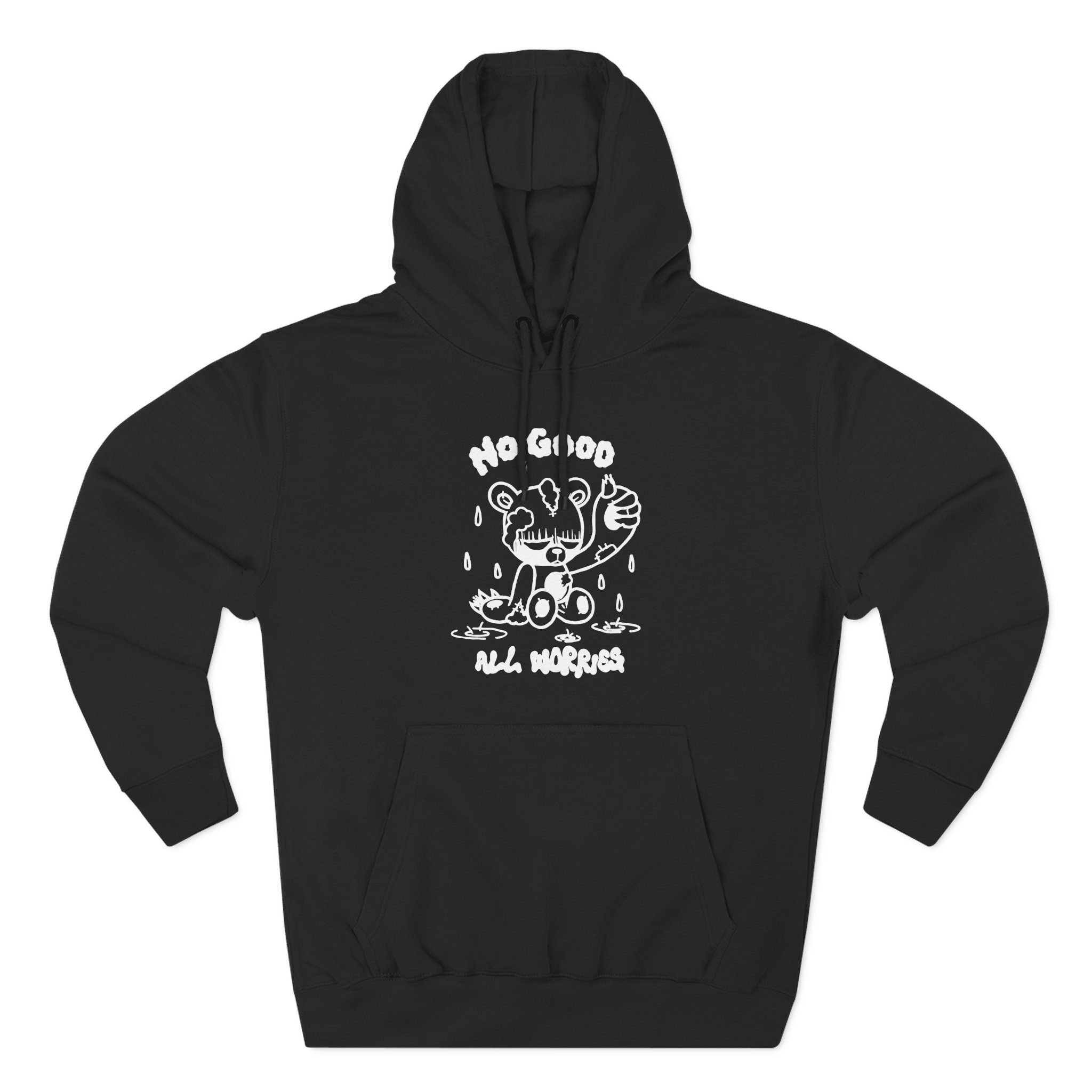 Cold Ones the All Worries Three-Panel Fleece Hoodie