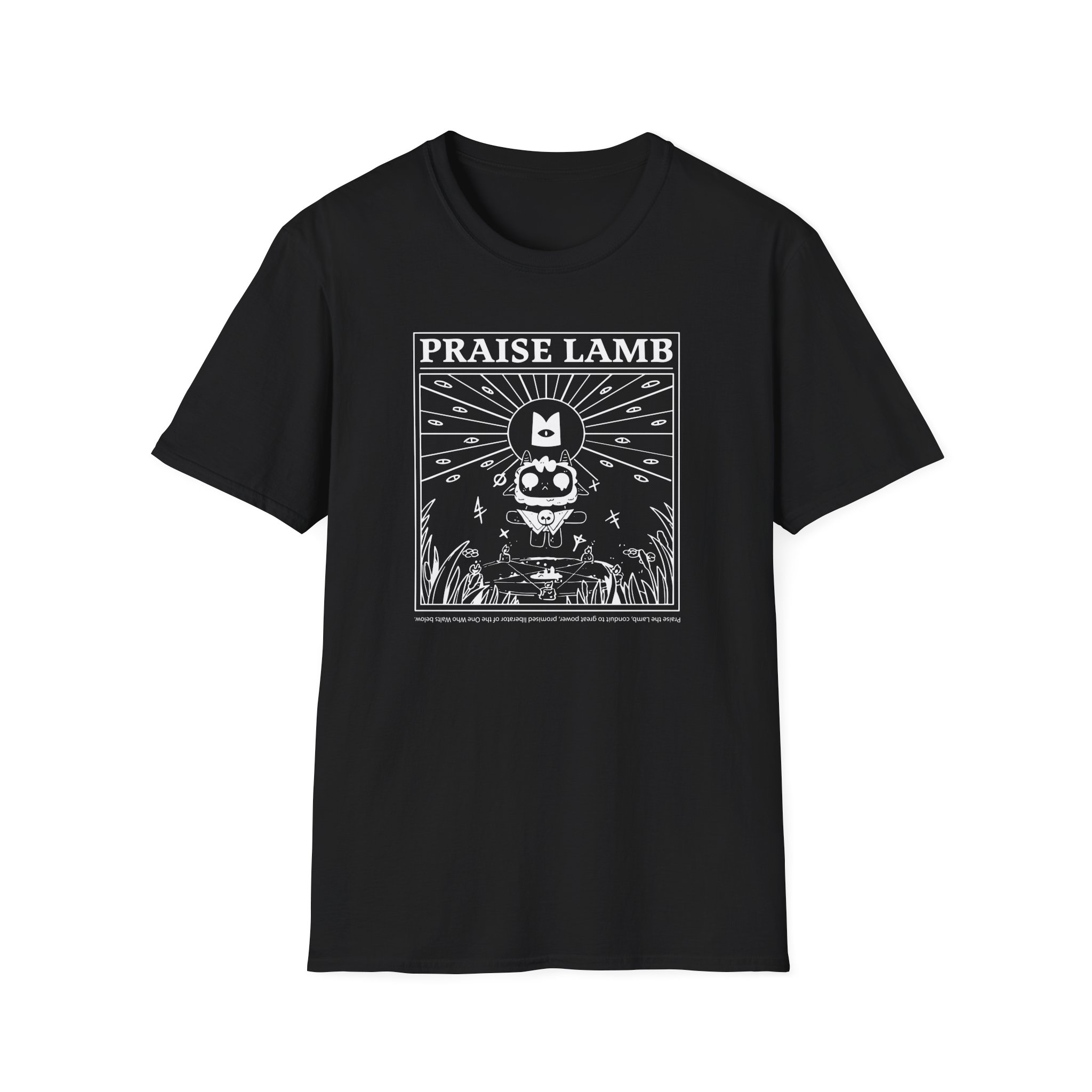 Cult of the Lamb Praise Lamb Unisex Softstyle T-Shirt