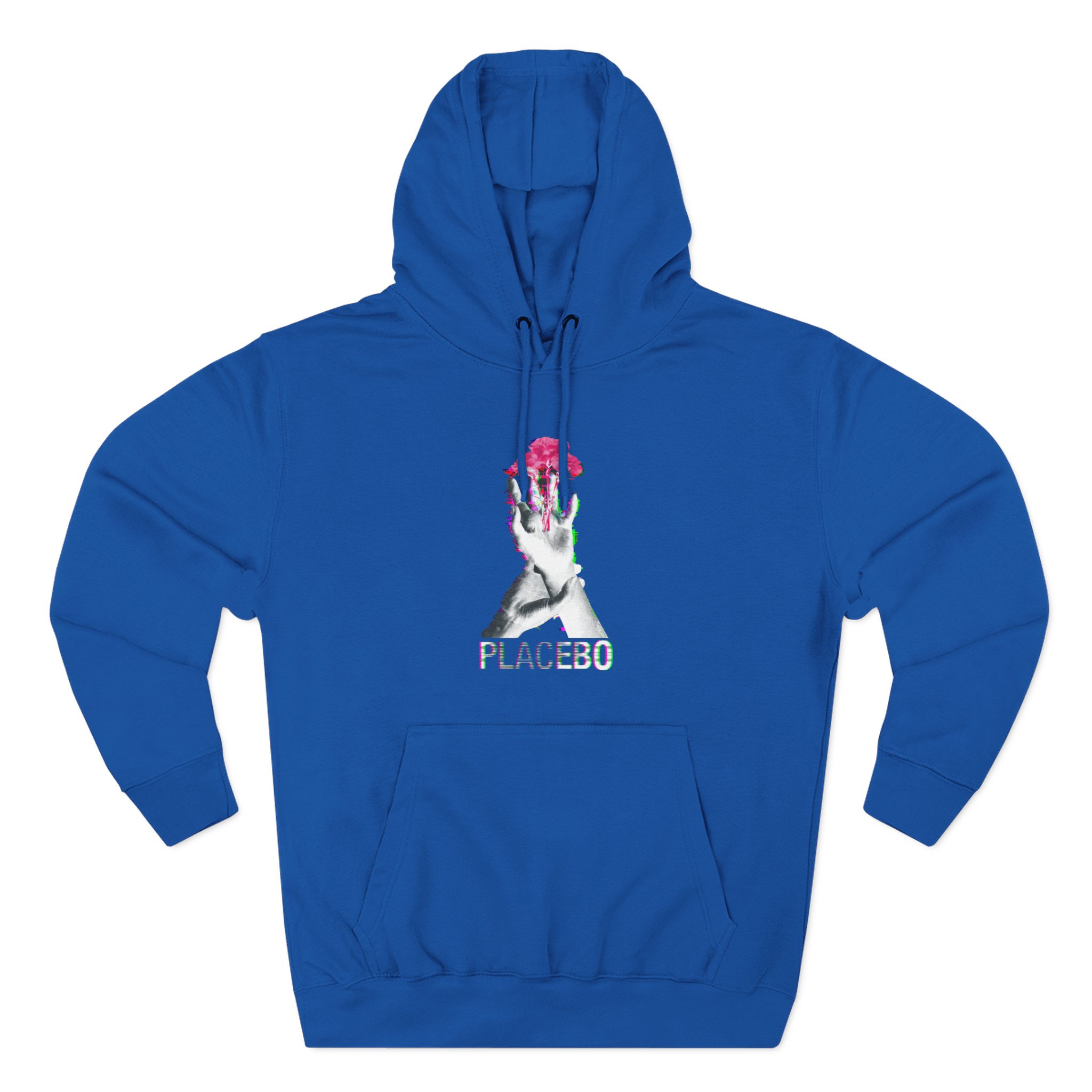 Placebo Flower Hand Three-Panel Fleece Hoodie