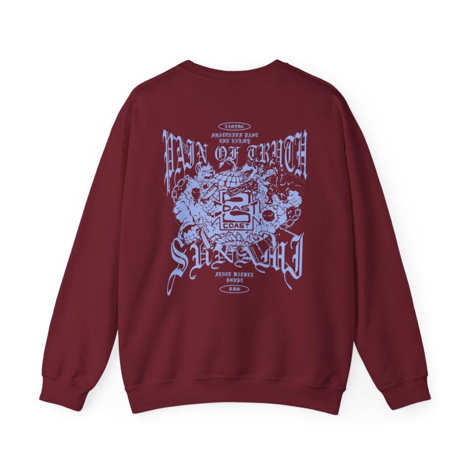 Pain of Truth Split Unisex Heavy Blend™ Crewneck Sweatshirt