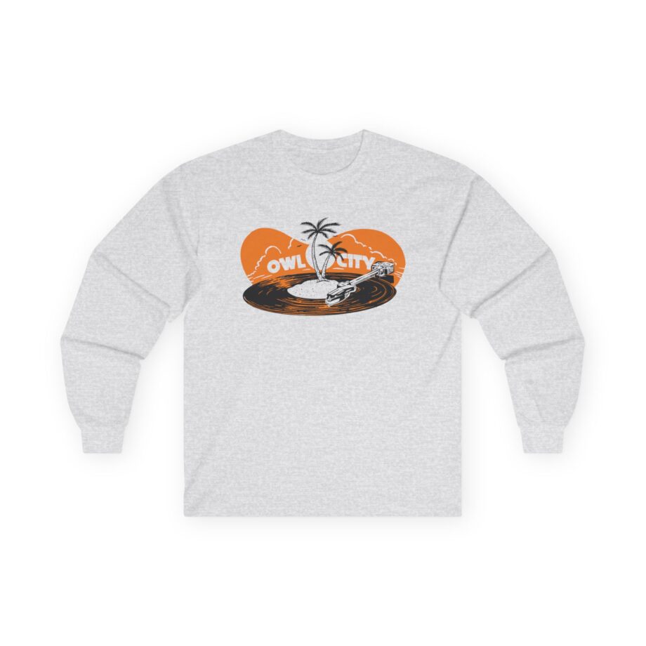 Owl City Beach Vinyl Unisex Ultra Cotton Long Sleeve Tee