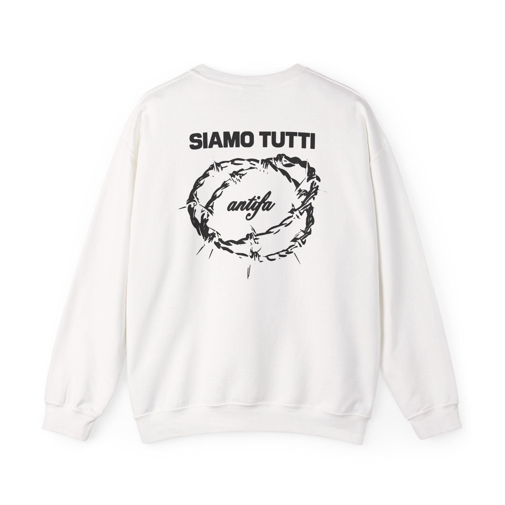 Disarstar Siamo Tutti Antifa Unisex Heavy Blendâ„¢ Crewneck Sweatshirt