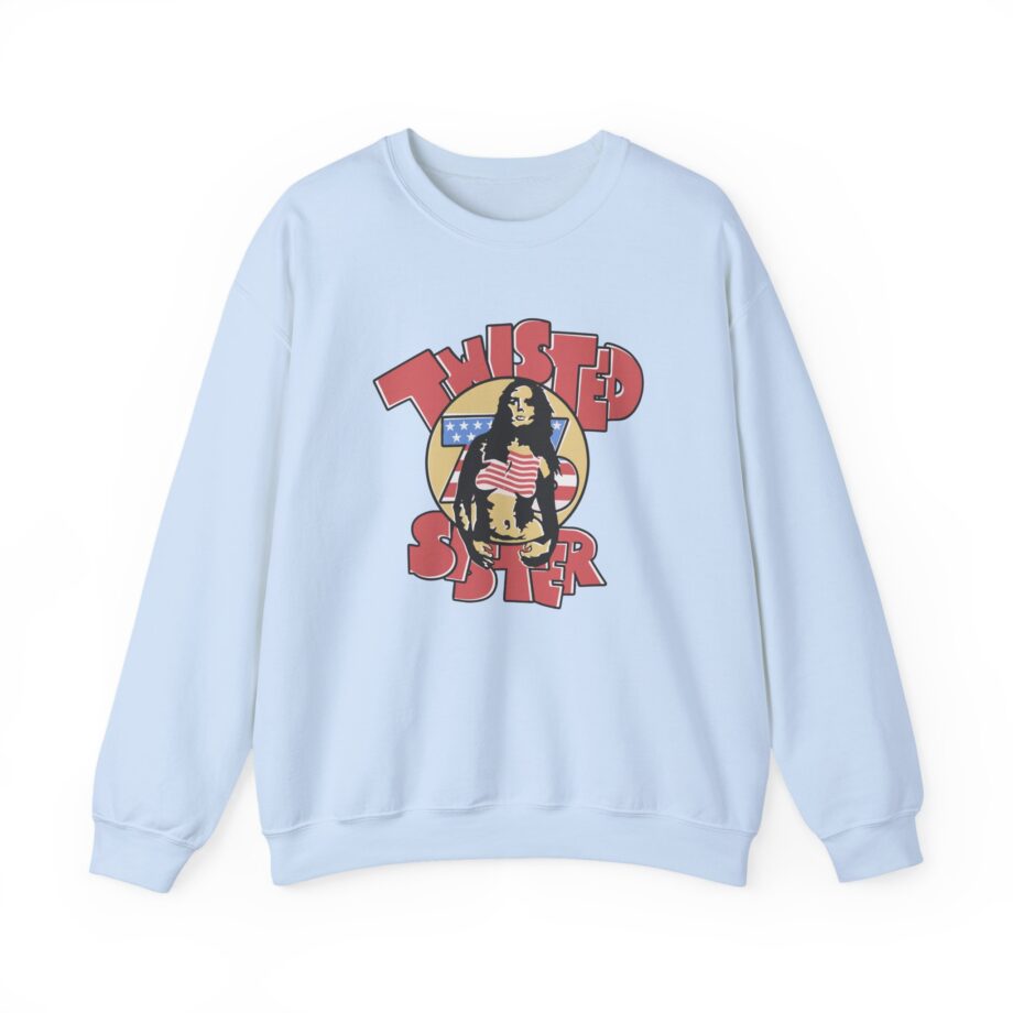 Ladies Stars and Stripes Twisted Sister Unisex Heavy Blend™ Crewneck Sweatshirt