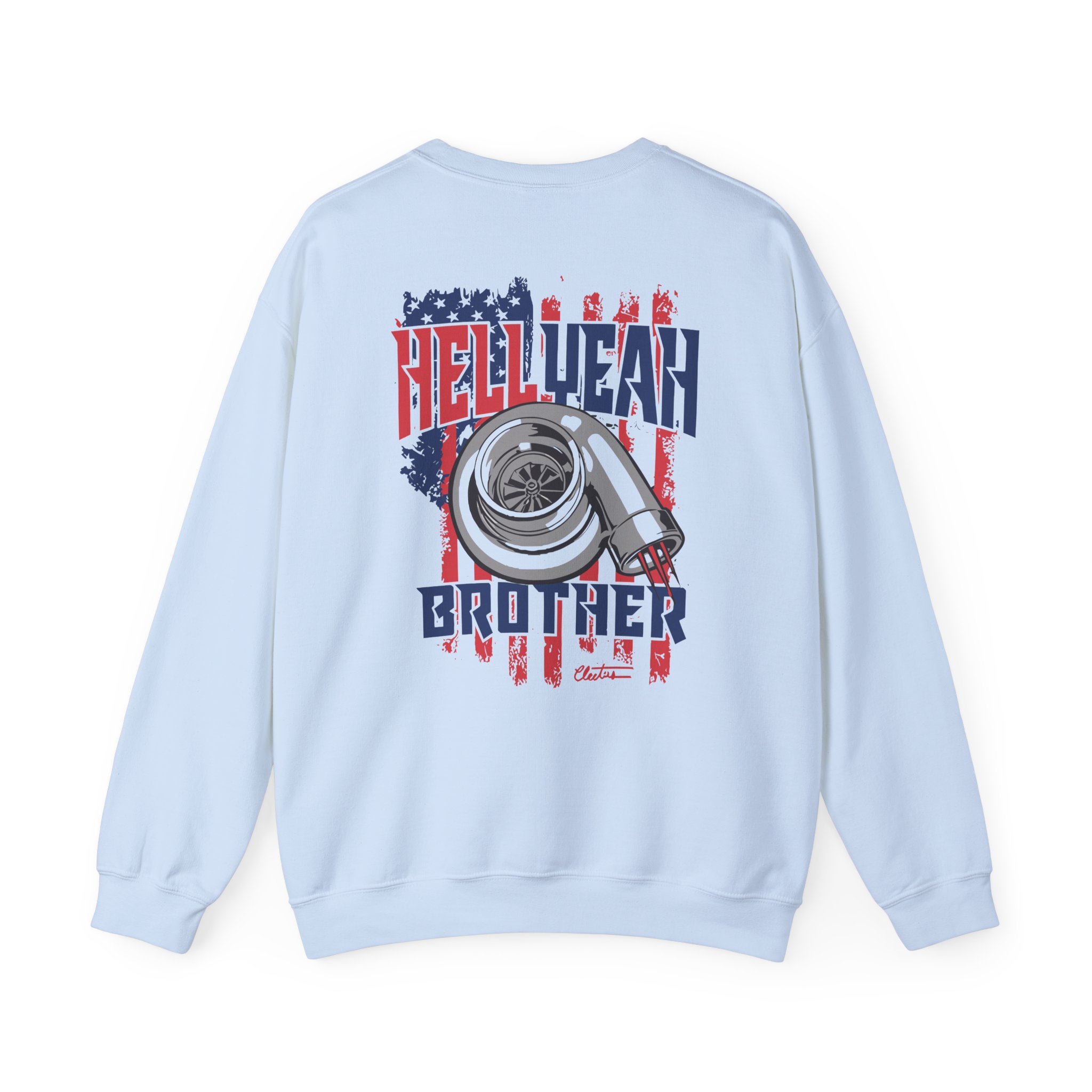 Cleetus Mcfarland Hell Yeah Brother Unisex Heavy Blendâ„¢ Crewneck Sweatshirt