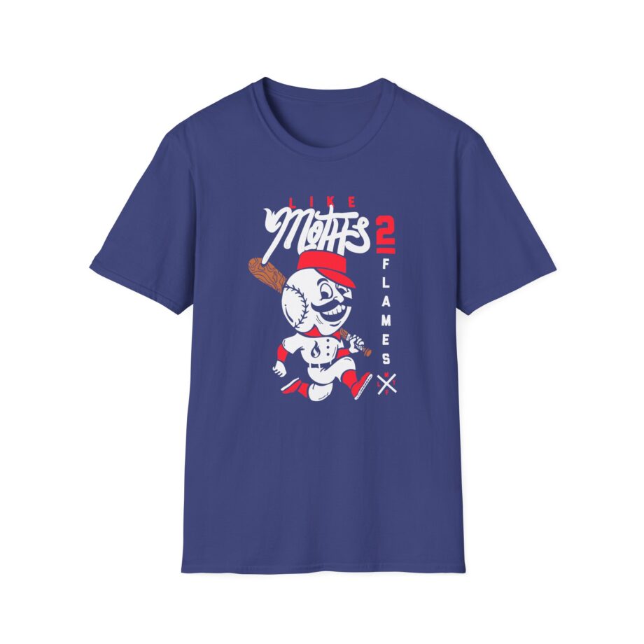 Like Moths to Flames Baseball Unisex Softstyle T-Shirt