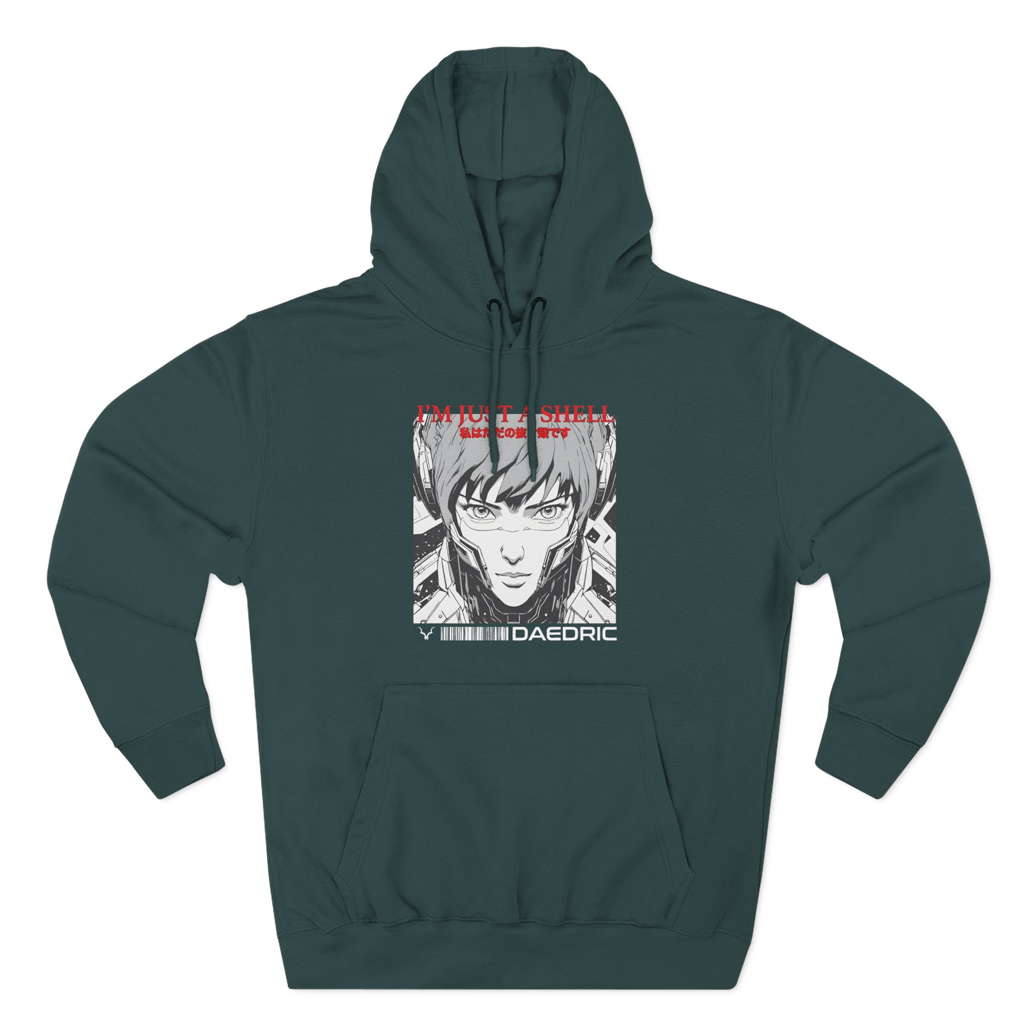 Daedric I'm Just A Shell Three-Panel Fleece Hoodie