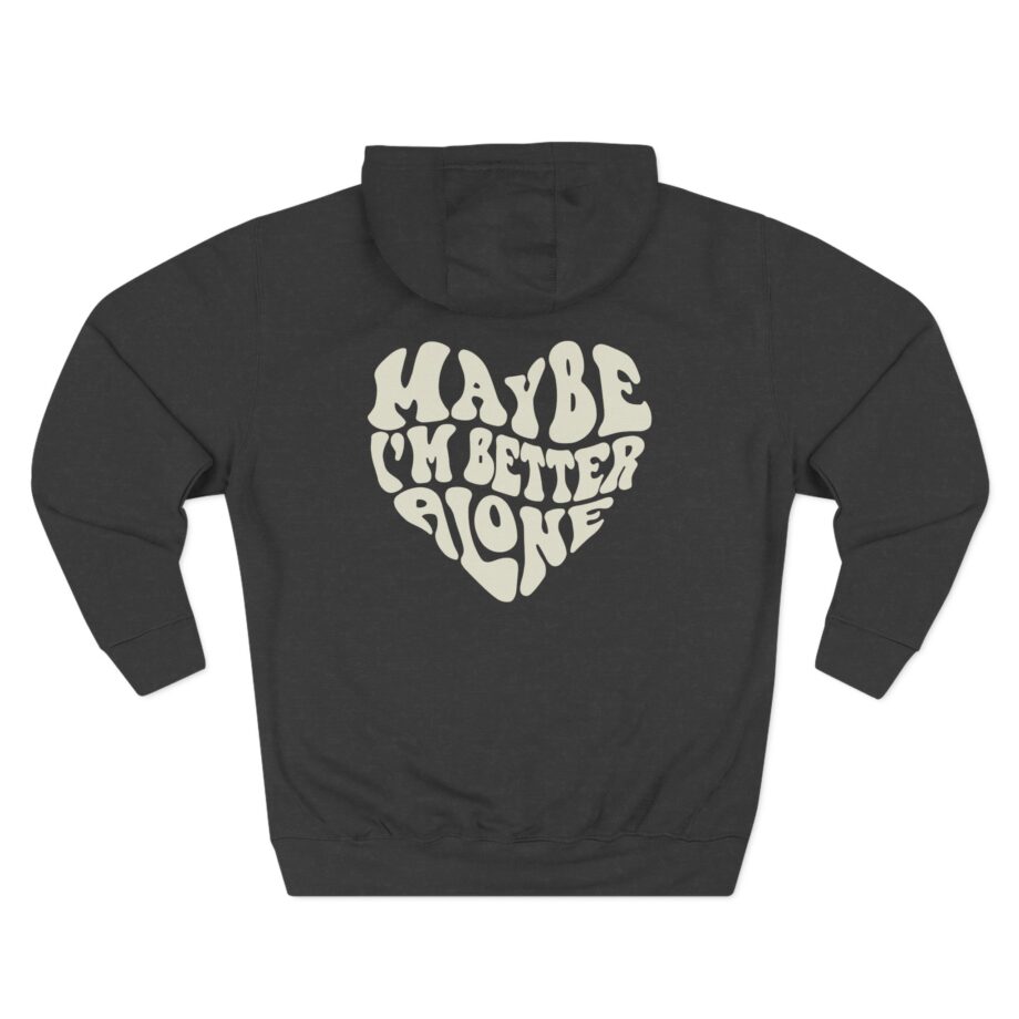 Benson Boone Maybe I Am Better Alone Three-Panel Fleece Hoodie