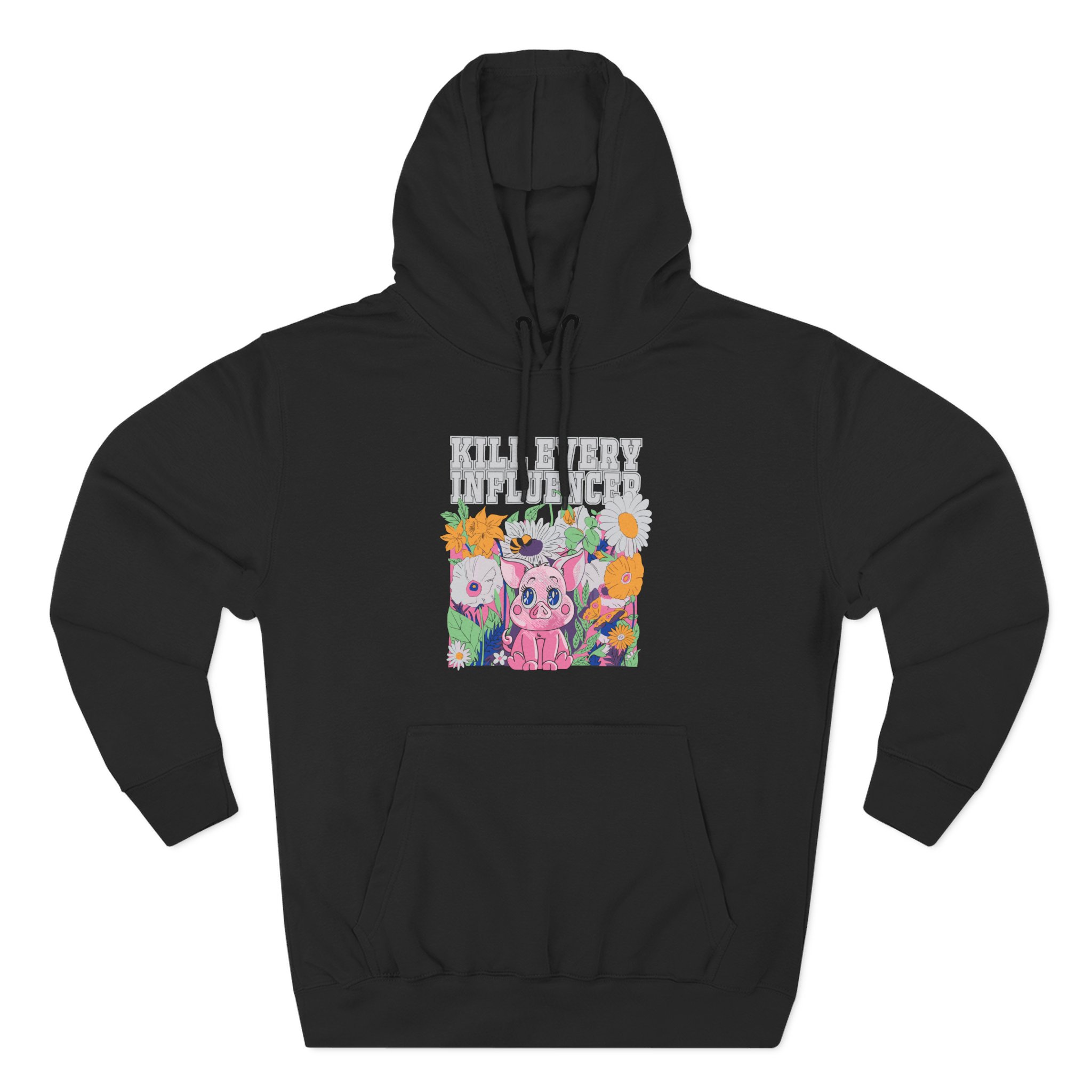 Meatcanyon Kill Every Iuencers Three-Panel Fleece Hoodie