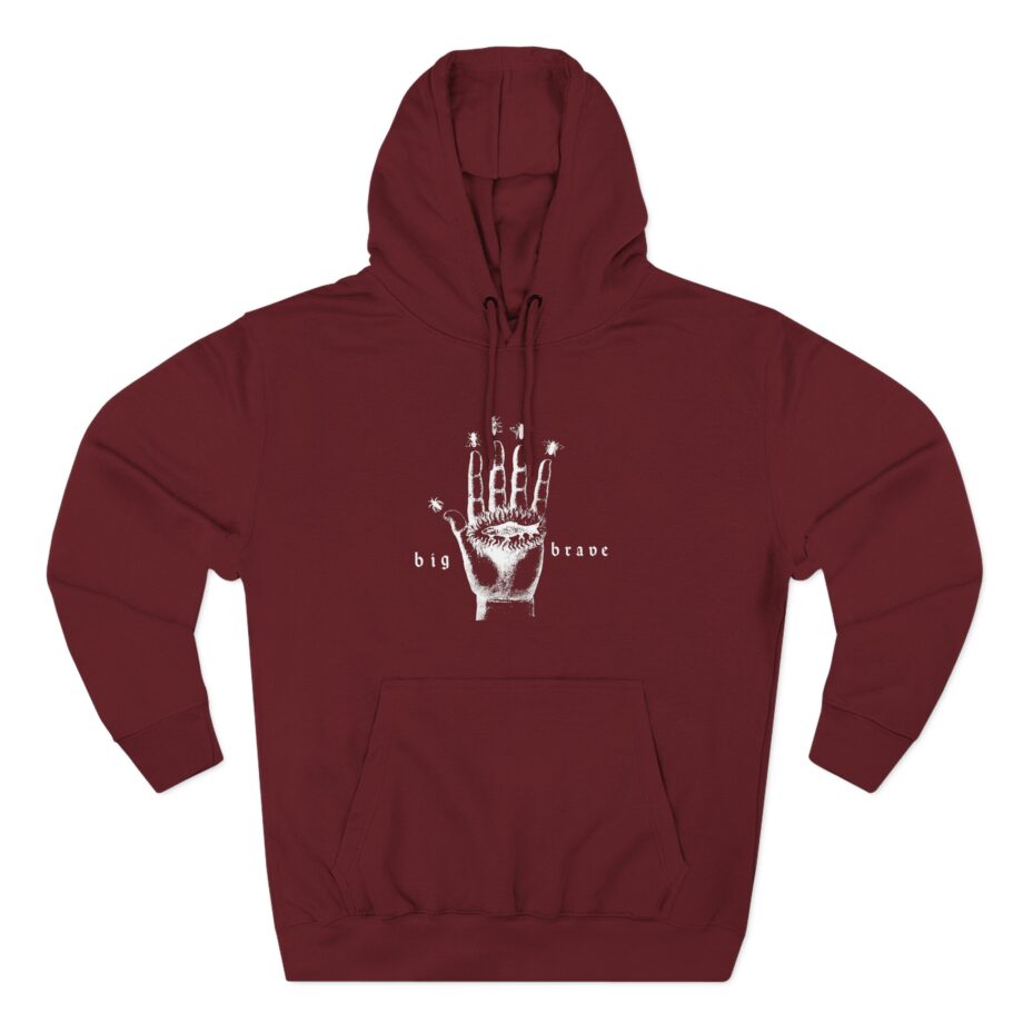 Big Brave Hand Three-Panel Fleece Hoodie