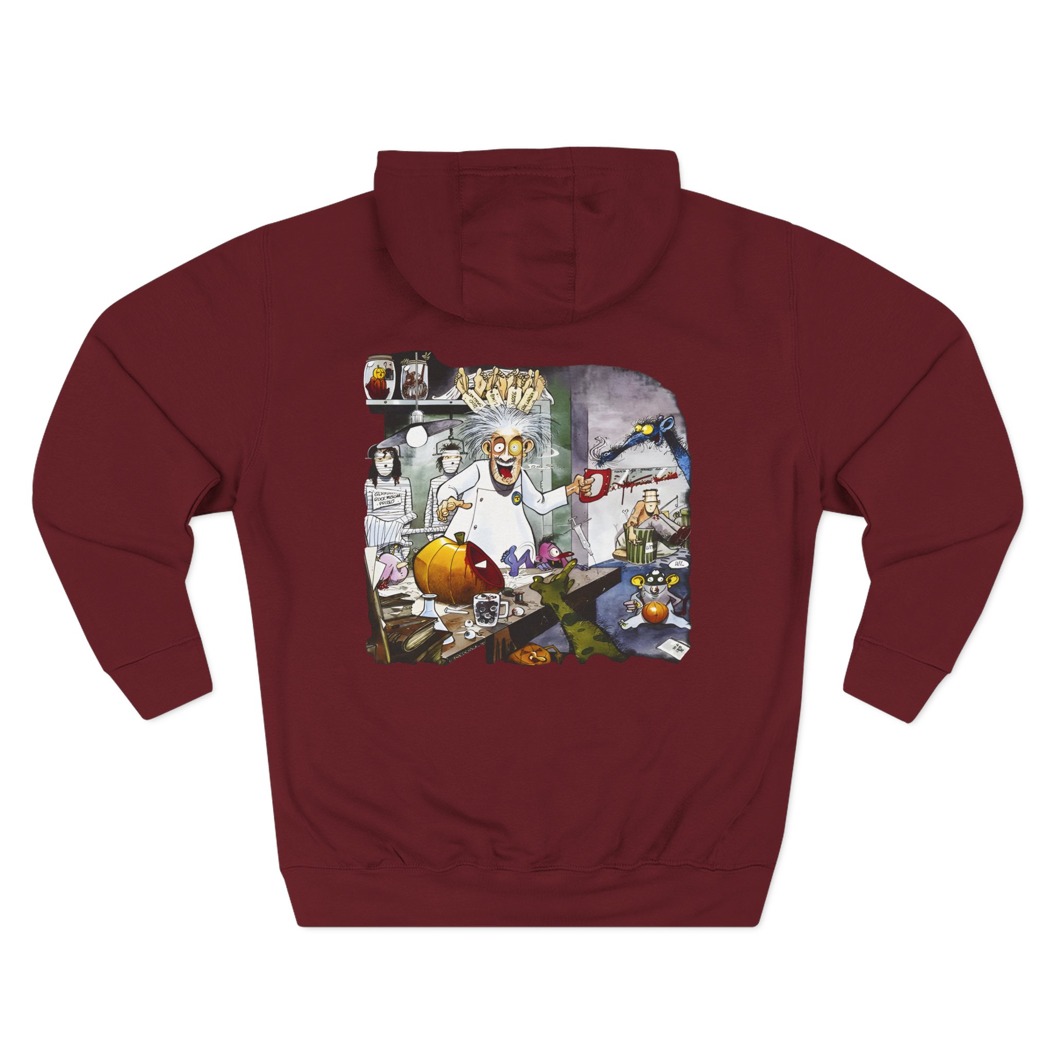 Helloween Dr. Stein Zipper Three-Panel Fleece Hoodie