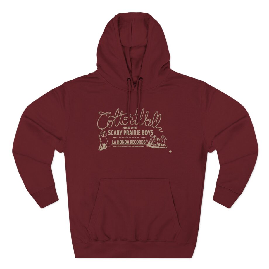 Colter Wall & His Scary Prairie Boys Three-Panel Fleece Hoodie