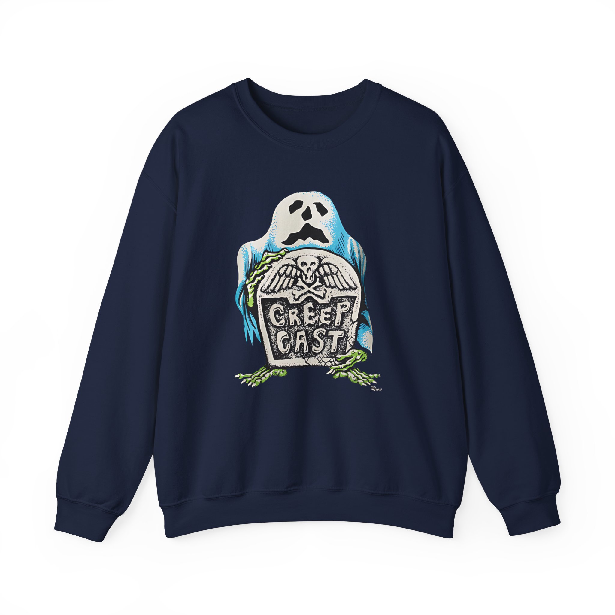 Creepcast Tombstone Unisex Heavy Blendâ„¢ Crewneck Sweatshirt