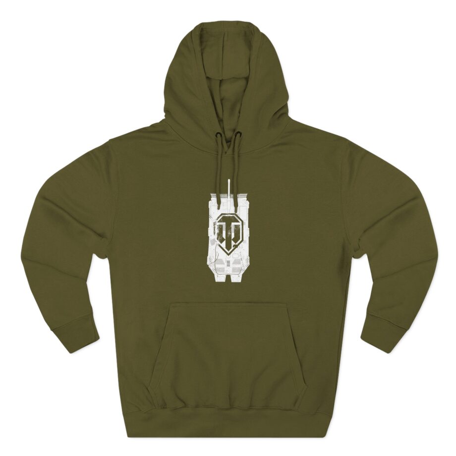 World of Tank Halftone Tank Three-Panel Fleece Hoodie