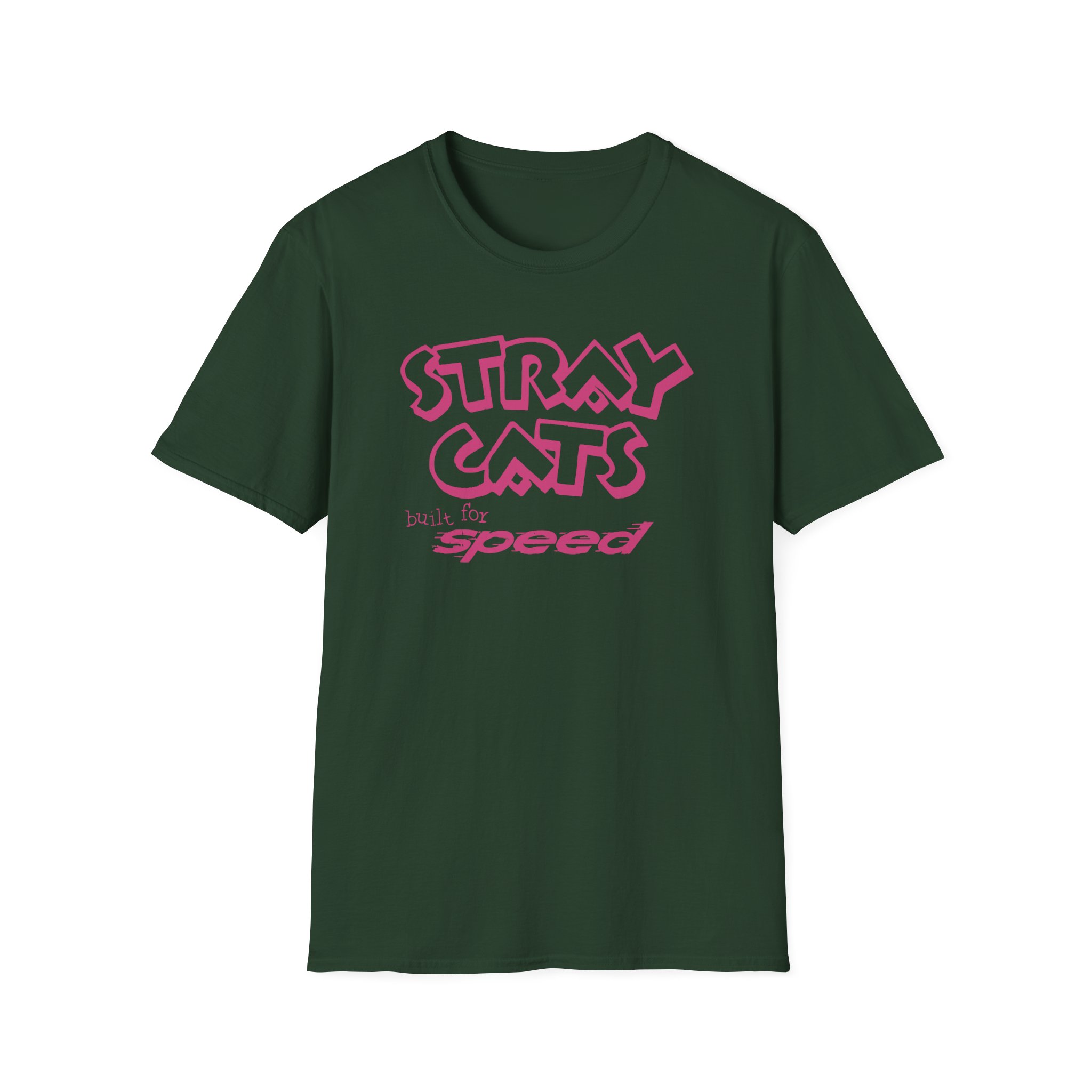 Stray Cats Built for Speed Unisex Softstyle T-Shirt