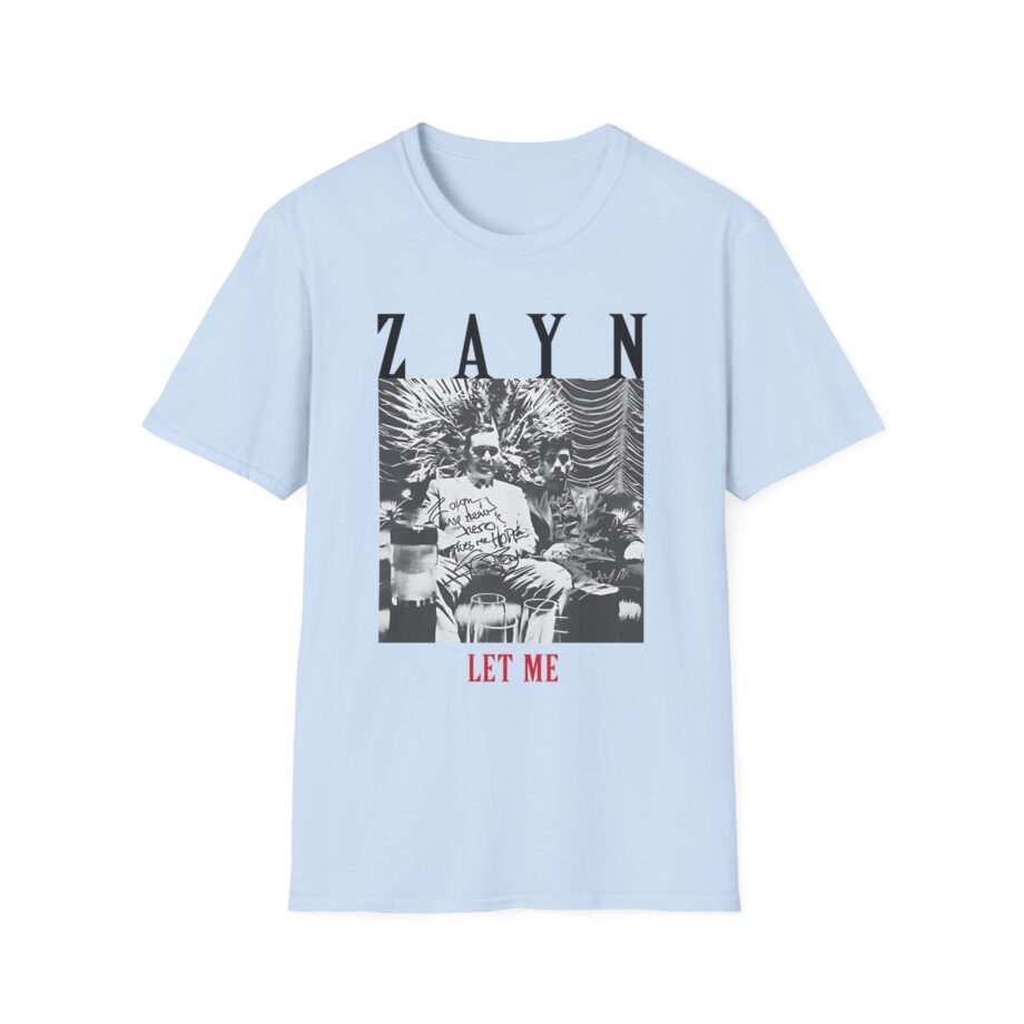 Zayn Malik Let Me Unisex Softstyle T-Shirt