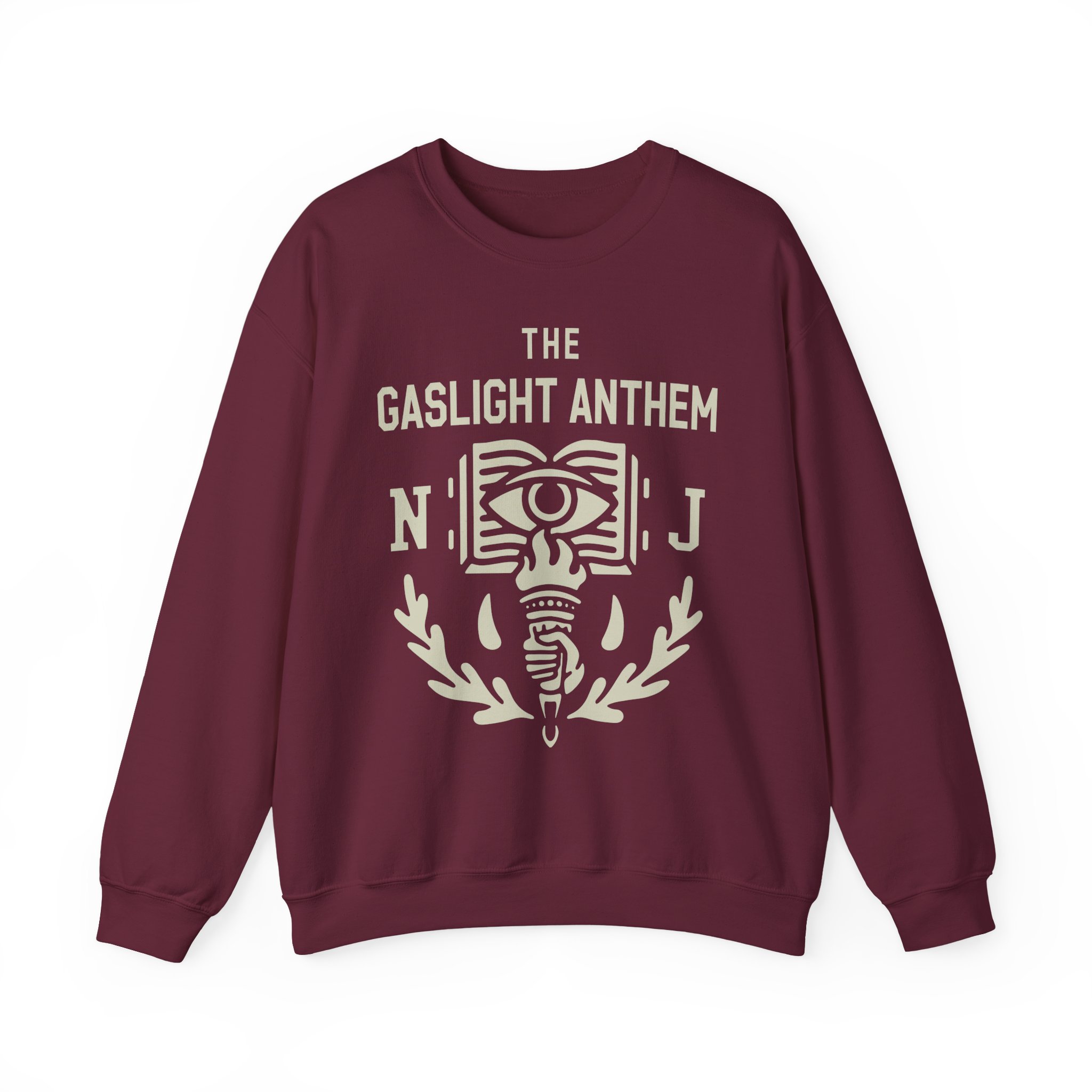 Gaslight Anthem NJ Eye Banner Unisex Heavy Blendâ„¢ Crewneck Sweatshirt