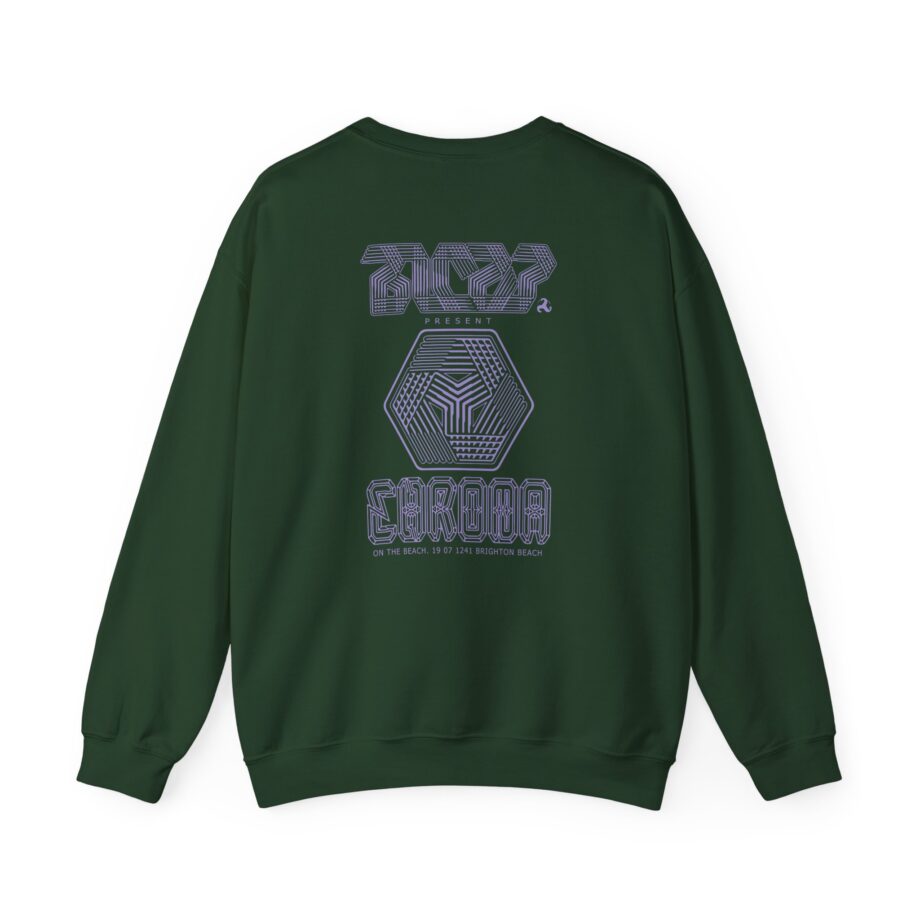 Bicep Brighton Chroma on Unisex Heavy Blend™ Crewneck Sweatshirt