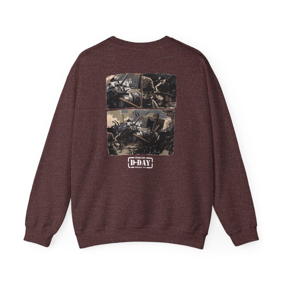 World of Tank Wot D-day Fury Storm Unisex Heavy Blend™ Crewneck Sweatshirt