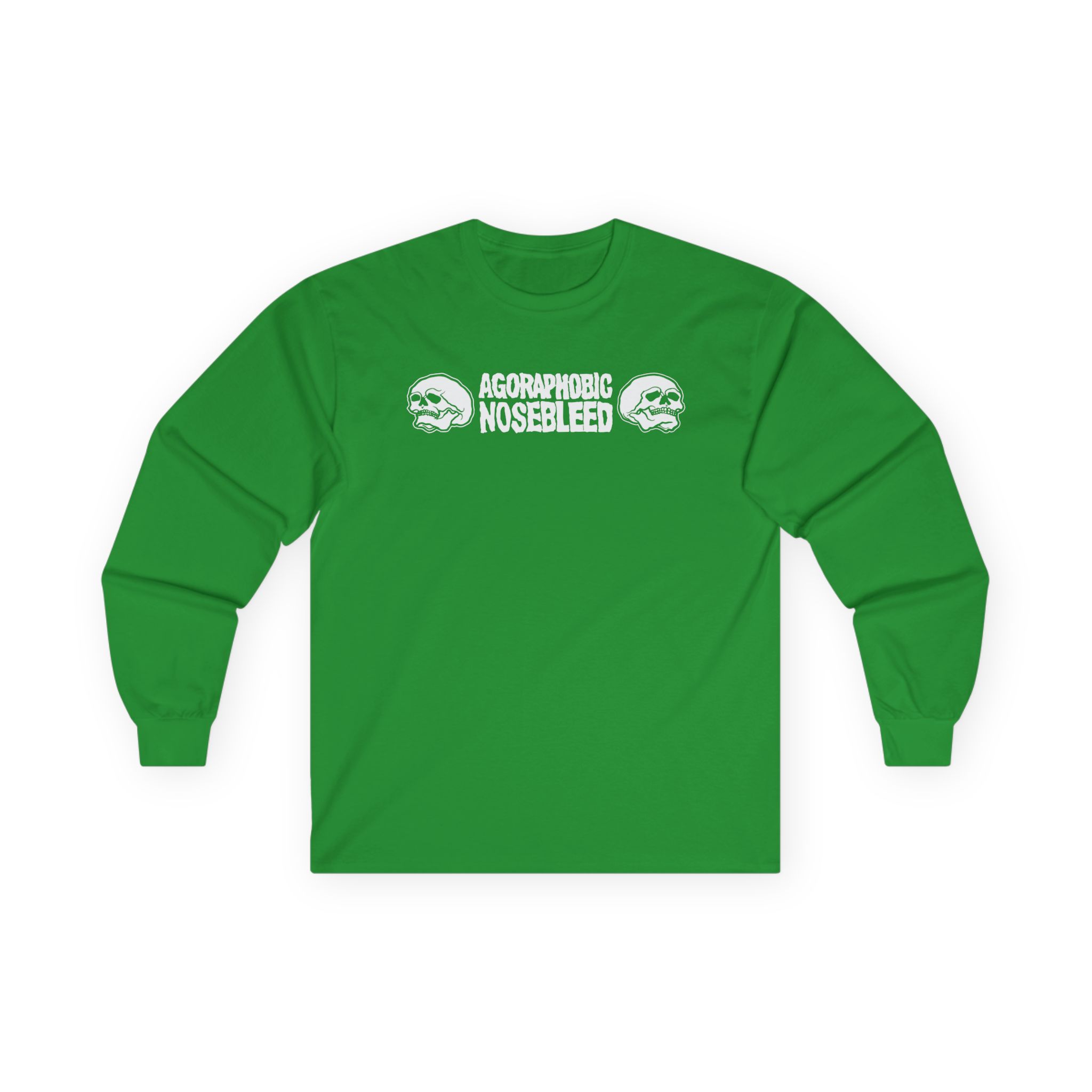 Agoraphobic Nosebleed Skulls Unisex Ultra Cotton Long Sleeve Tee