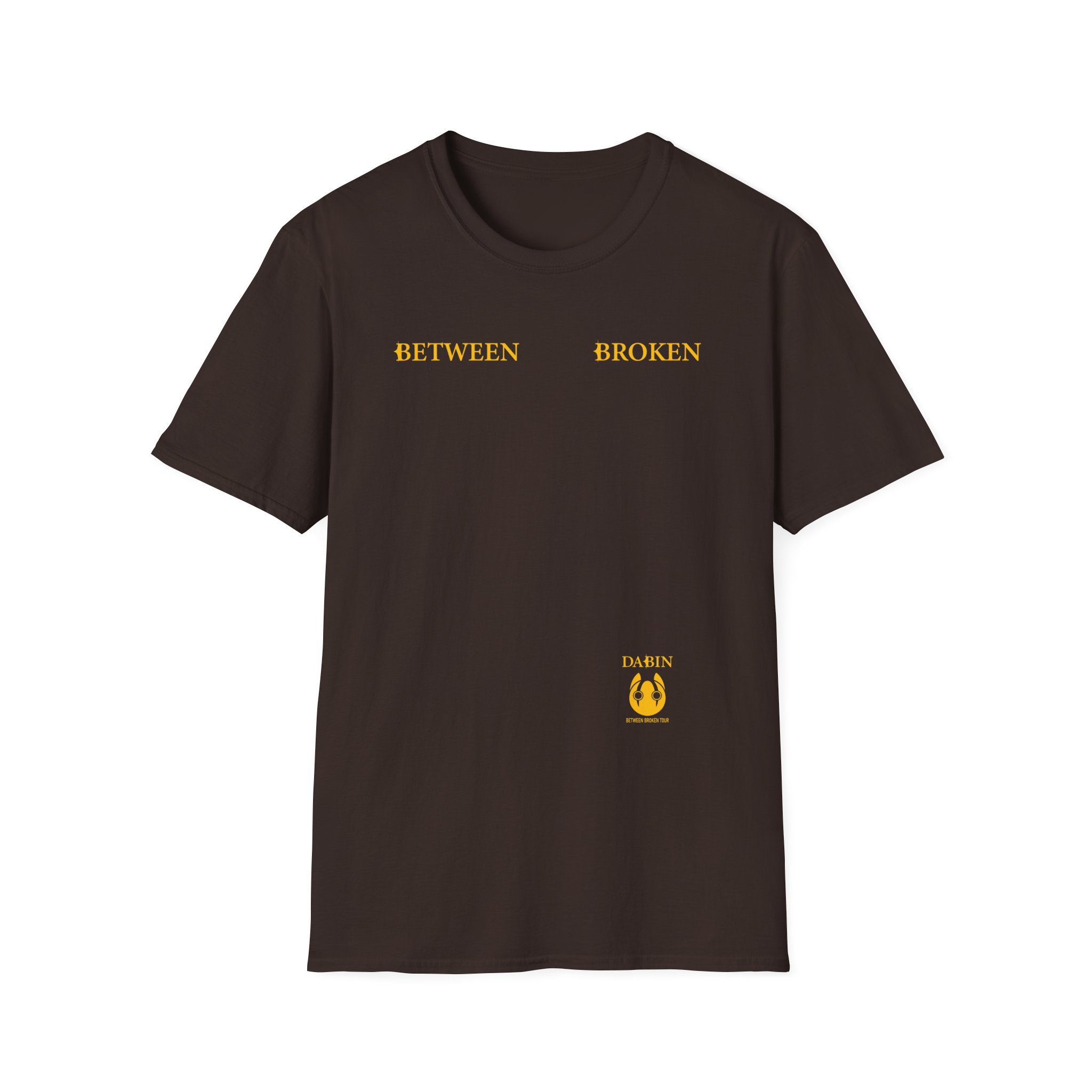 Dabin Between Broken Glyph Mask  Unisex Softstyle T-Shirt