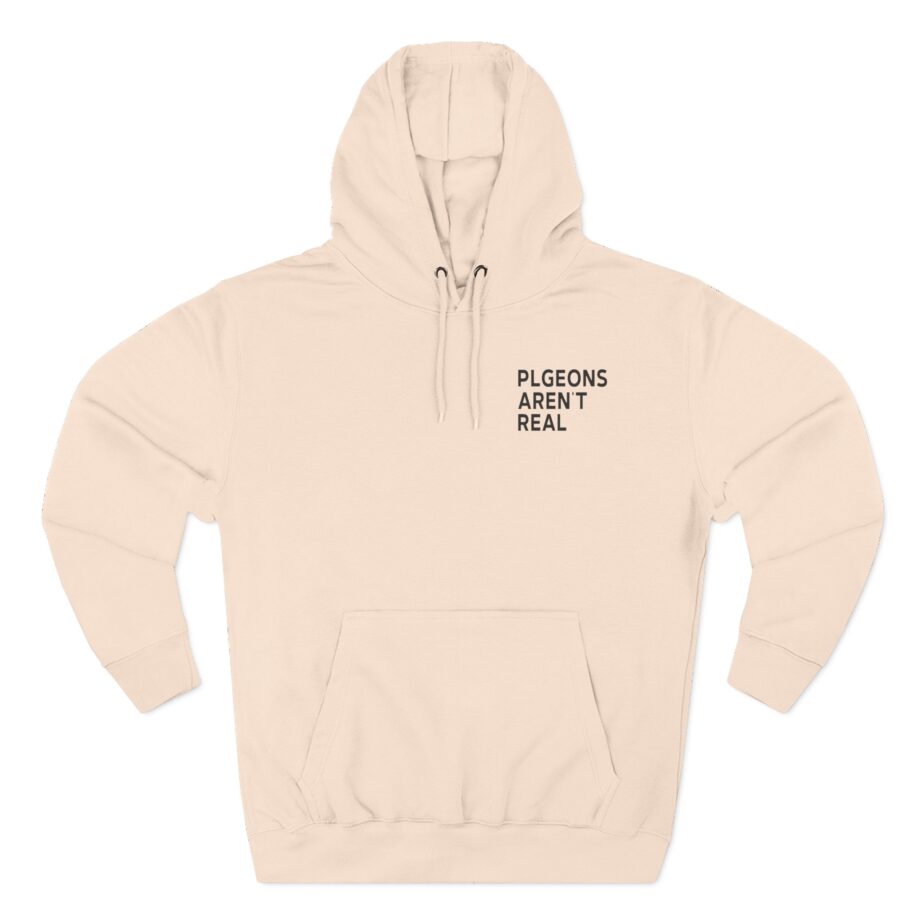 Birds Arent Real I am a Lie Three-Panel Fleece Hoodie