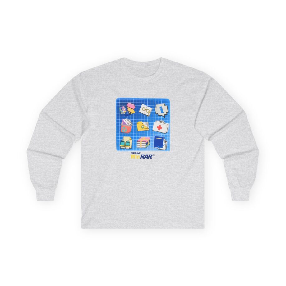 Winrar Software Update Unisex Ultra Cotton Long Sleeve Tee