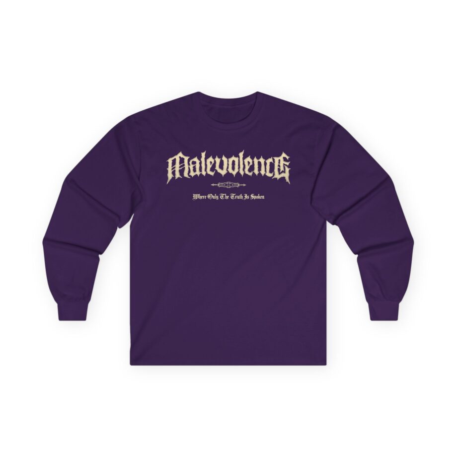 Malevolence Where Only the Truth is Spoken Unisex Ultra Cotton Long Sleeve Tee