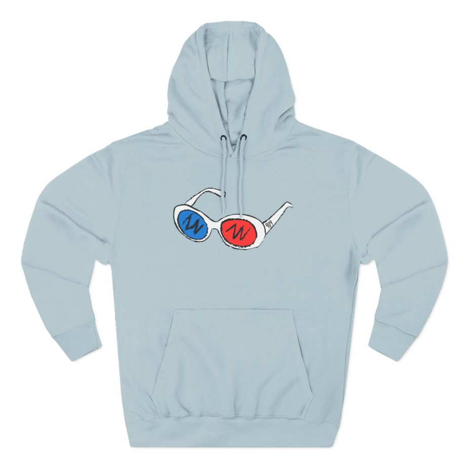 Georgenotfound 3d Goggles Three-Panel Fleece Hoodie