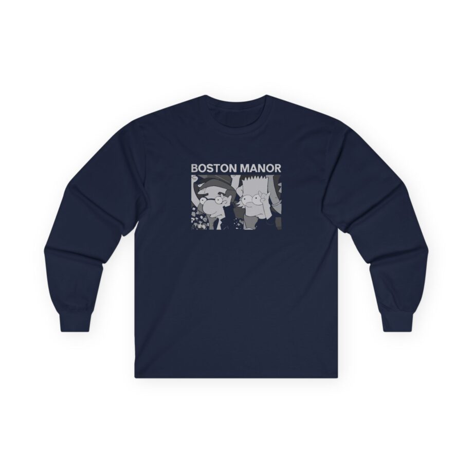 Boston Manor Simpsons Unisex Ultra Cotton Long Sleeve Tee
