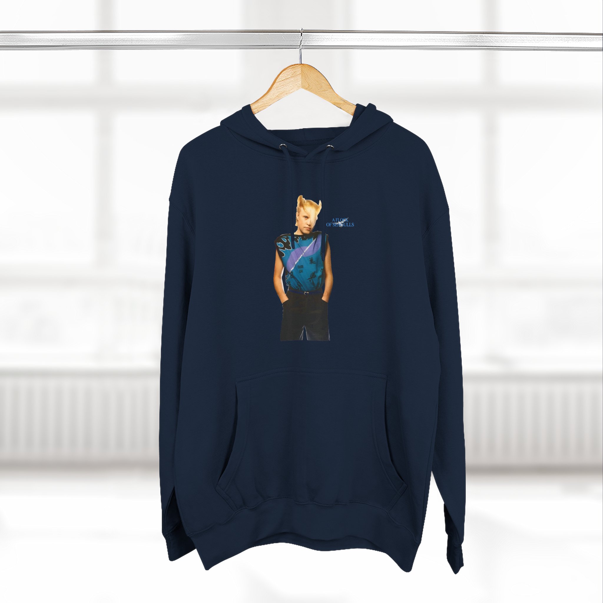 A Flock of Seagulls Mike Score Three-Panel Fleece Hoodie