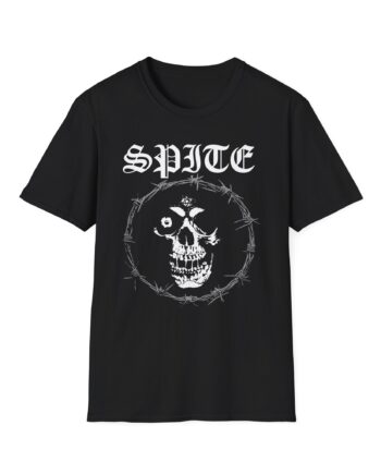 Spite Barbed Skull Unisex Softstyle T-Shirt