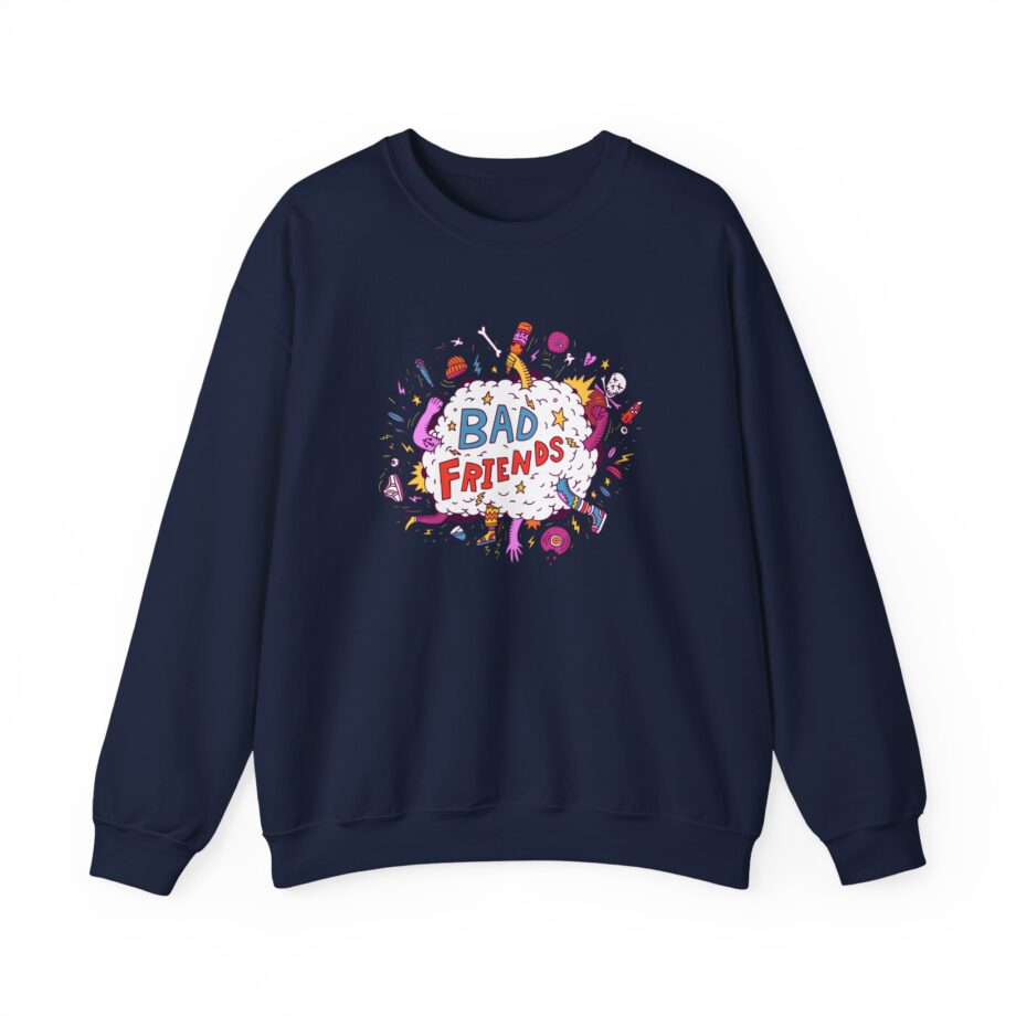 Bad Friends Fight Cloud Unisex Heavy Blend™ Crewneck Sweatshirt