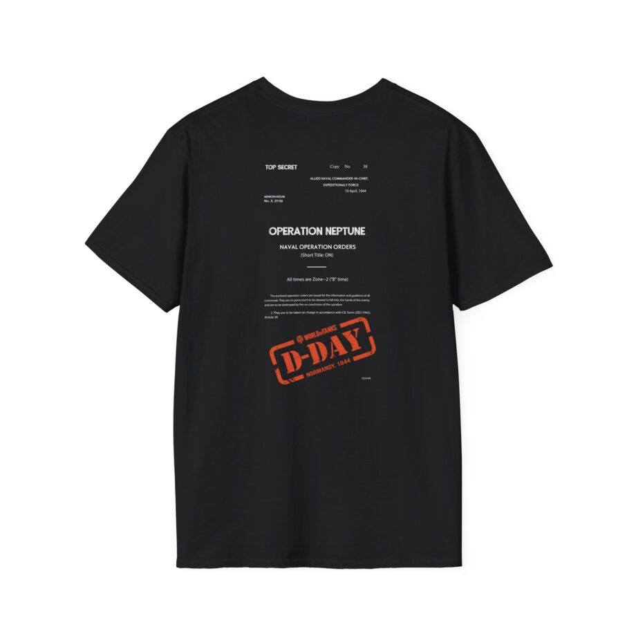 World of Tank Wot D-day Top Secret Unisex Softstyle T-Shirt